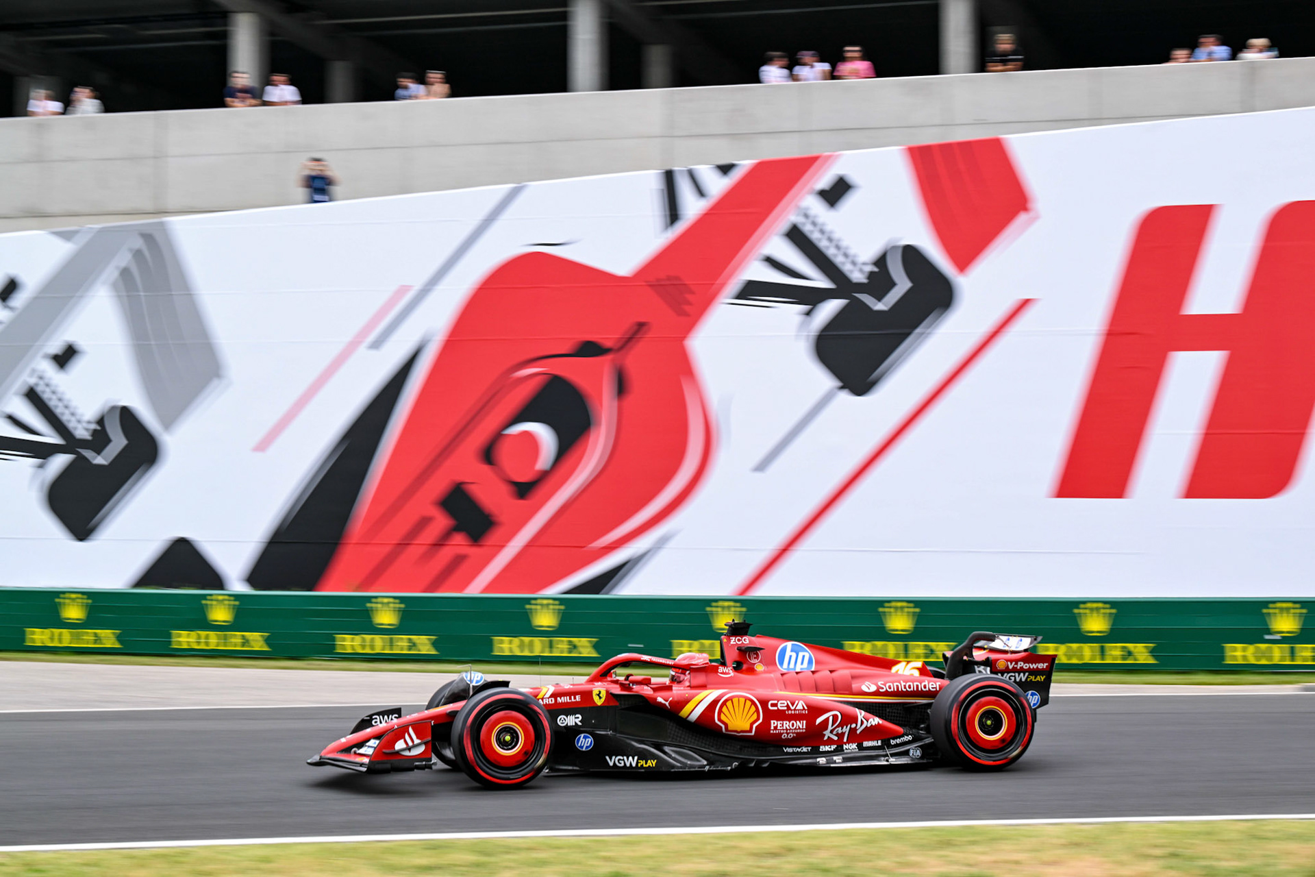 Charles Leclerc #16, Scuderia Ferrari;Formel 1 Budapest / Ungarn, 20.07.2024