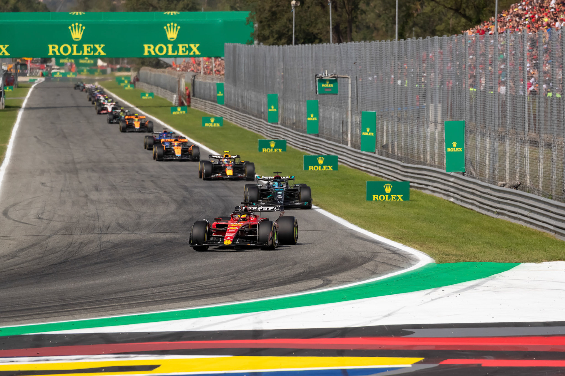 Charles Leclerc (MCO) Scuderia Ferrari;Formel 1 GP Italien / Monza. Sonntag, 03.09.2023