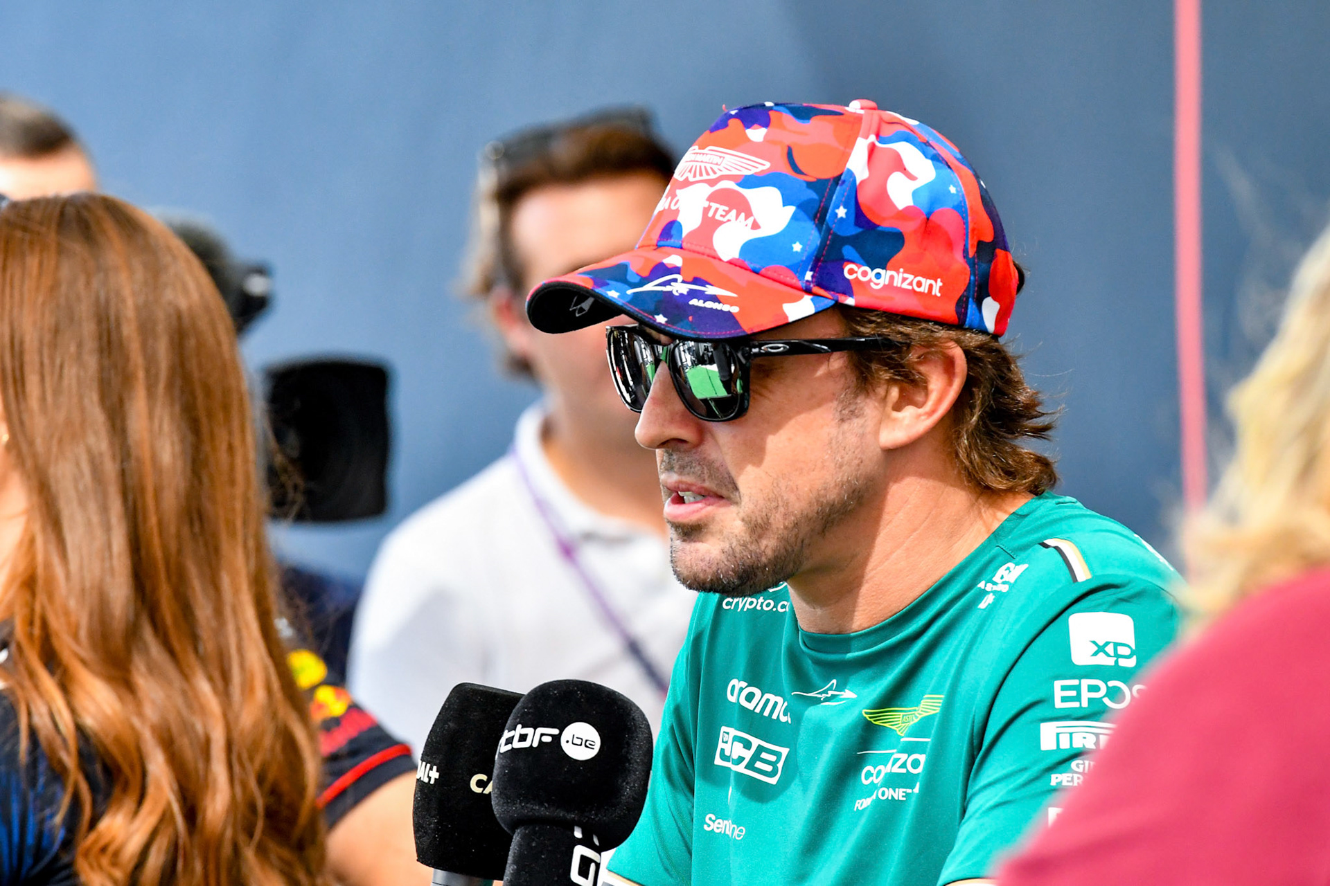 Fernando Alonso (ESP) Aston Martin Formula One Team; Formel 1 GP USA Austin Texas. Freitag 20.10.2023