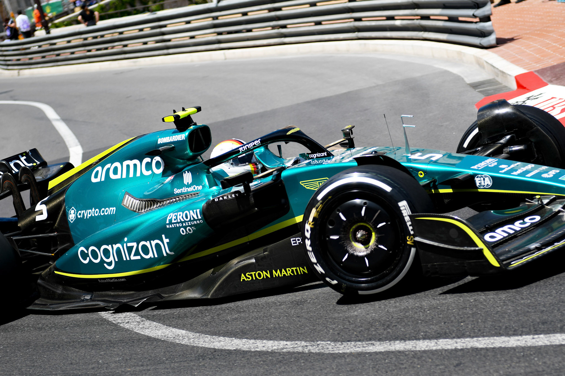 Sebastian Vettel (Ger) Aston Martin Cognizant Formula One Team; Formel 1 Monaco am 27.05.2022