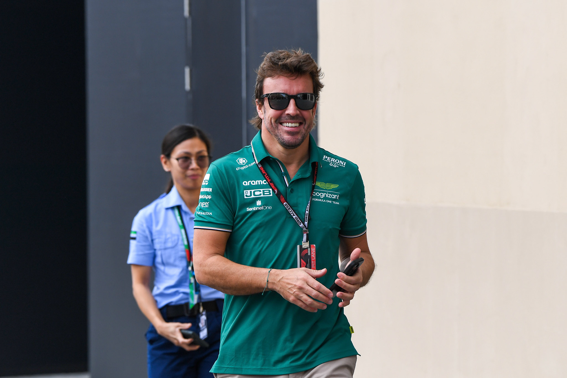 Fernando Alonso (ESP) Aston Martin Formula One Team; Formel 1 GP Abu Dhabi. Freitag 24.11.2023