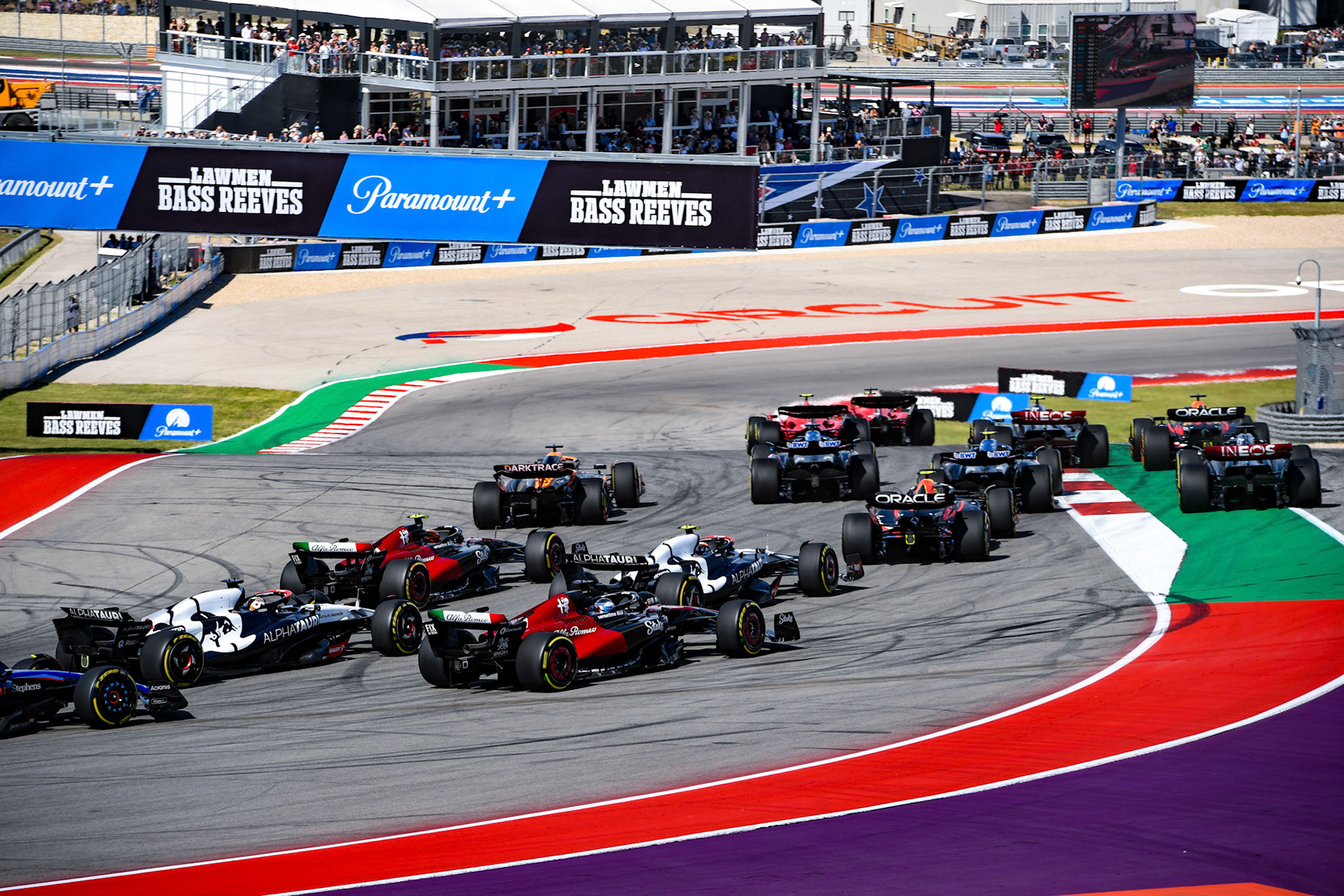Rennstart; Formel 1 GP USA Austin Texas. Sonntag 22.10.2023