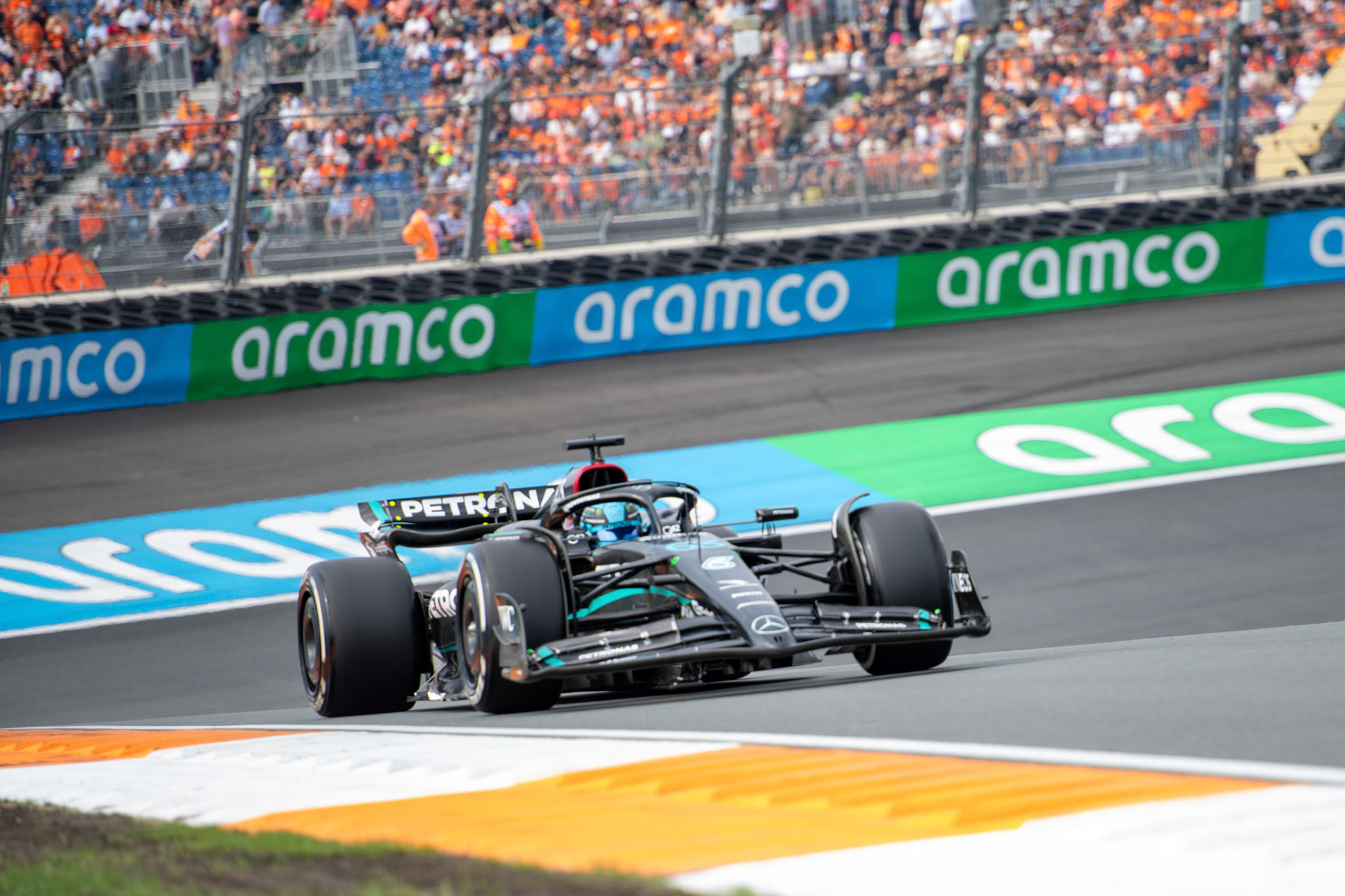 George Russell (GBR) Mercedes AMG F1 Team; Formel 1 GP Holland / Zandvoort. Freitag, 25.08.2023