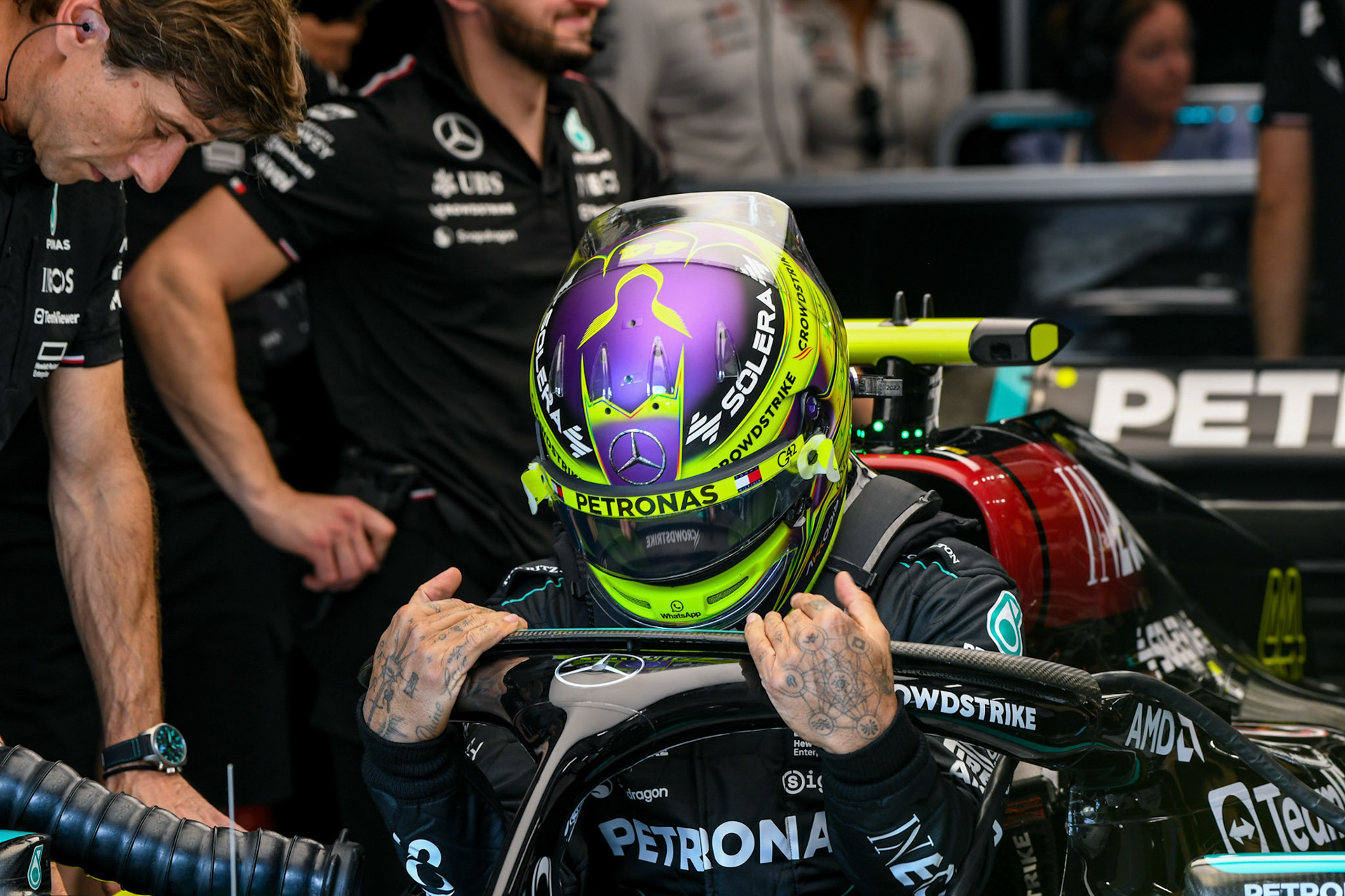 Lewis Hamilton #44, Mercedes-AMG Petronas F1 Team;Formel 1 Budapest / Ungarn, 20.07.2024