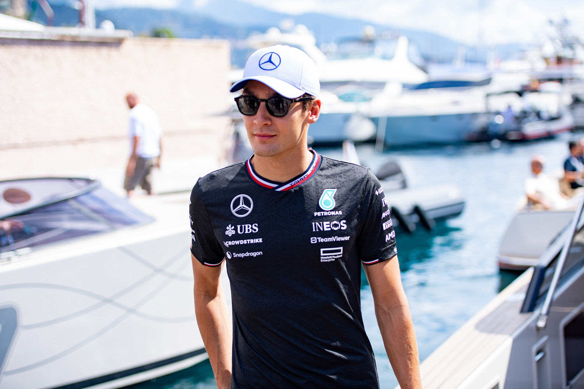 George Russell #63, Mercedes-AMG Petronas F1 Team; Formel1 GP Monaco Samstag, 25.05.2024