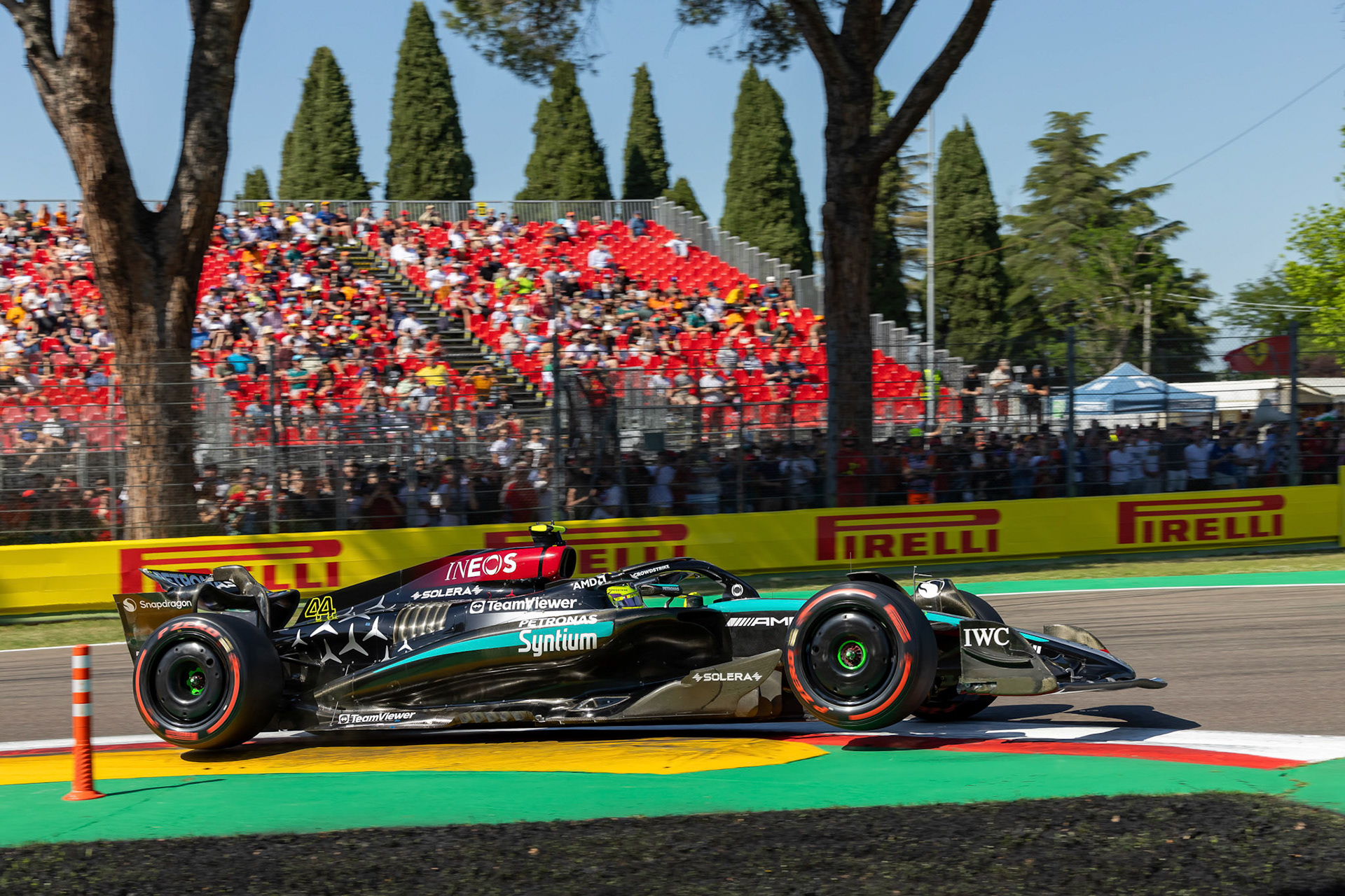 Lewis Hamilton #44, Mercedes-AMG Petronas F1 Team; F1 GP Imola / Italien Samstag, 18.05.2024