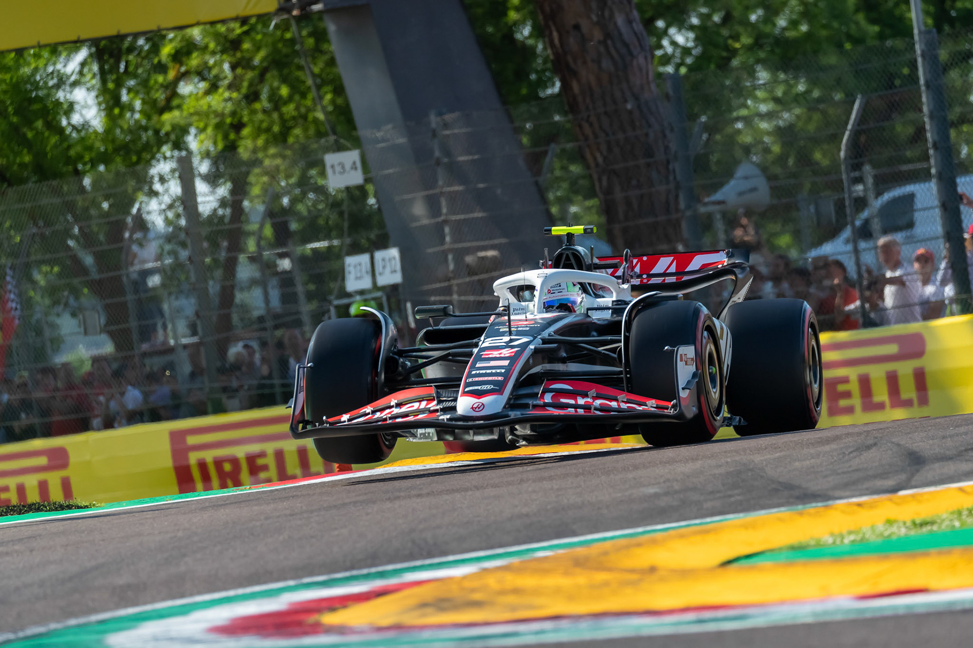 Nico Hülkenberg #27, MoneyGram Haas F1 Team; F1 GP Imola / Italien Samstag, 18.05.2024
