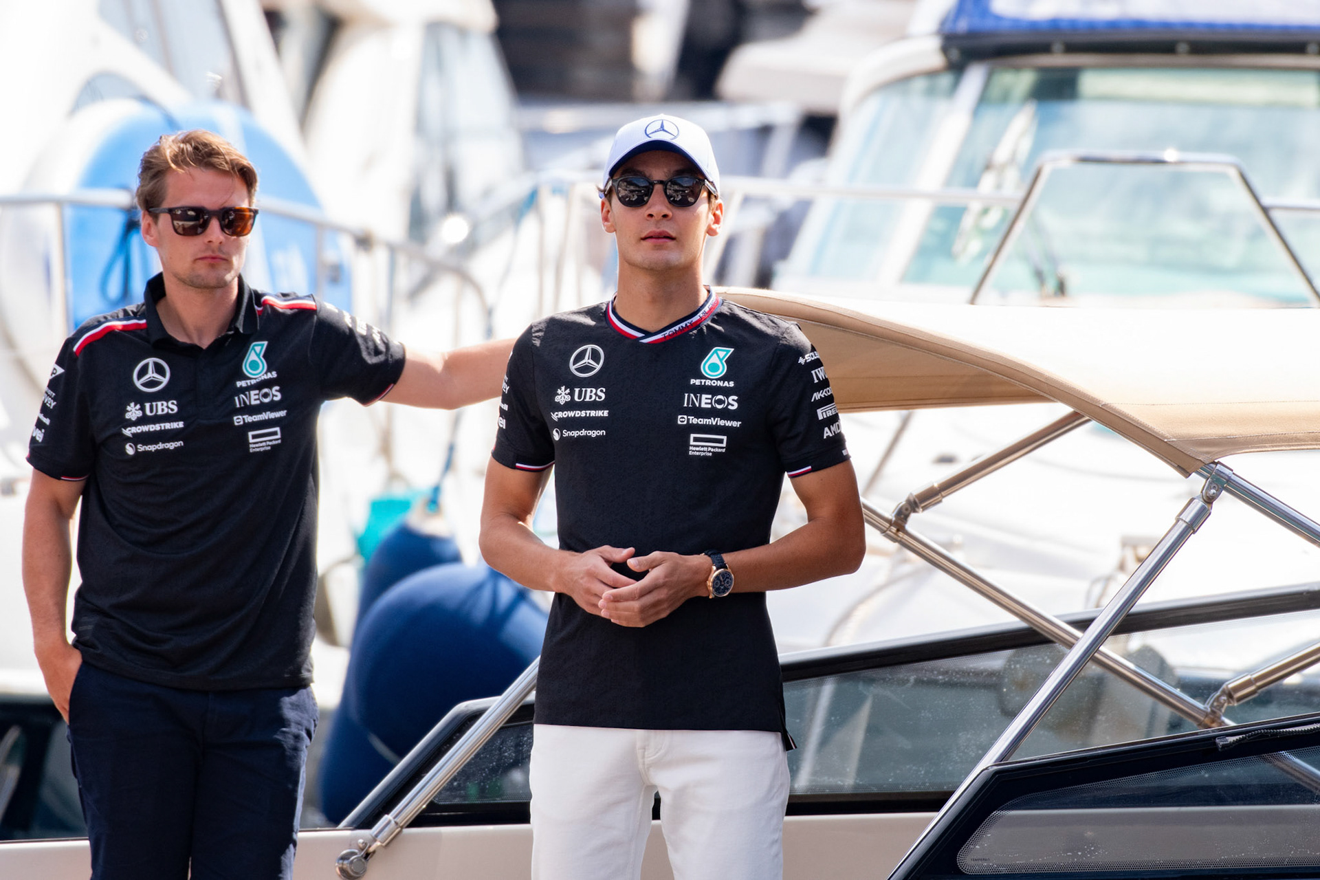 George Russell #63, Mercedes-AMG Petronas F1 Team; Formel1 GP Monaco Samstag, 25.05.2024