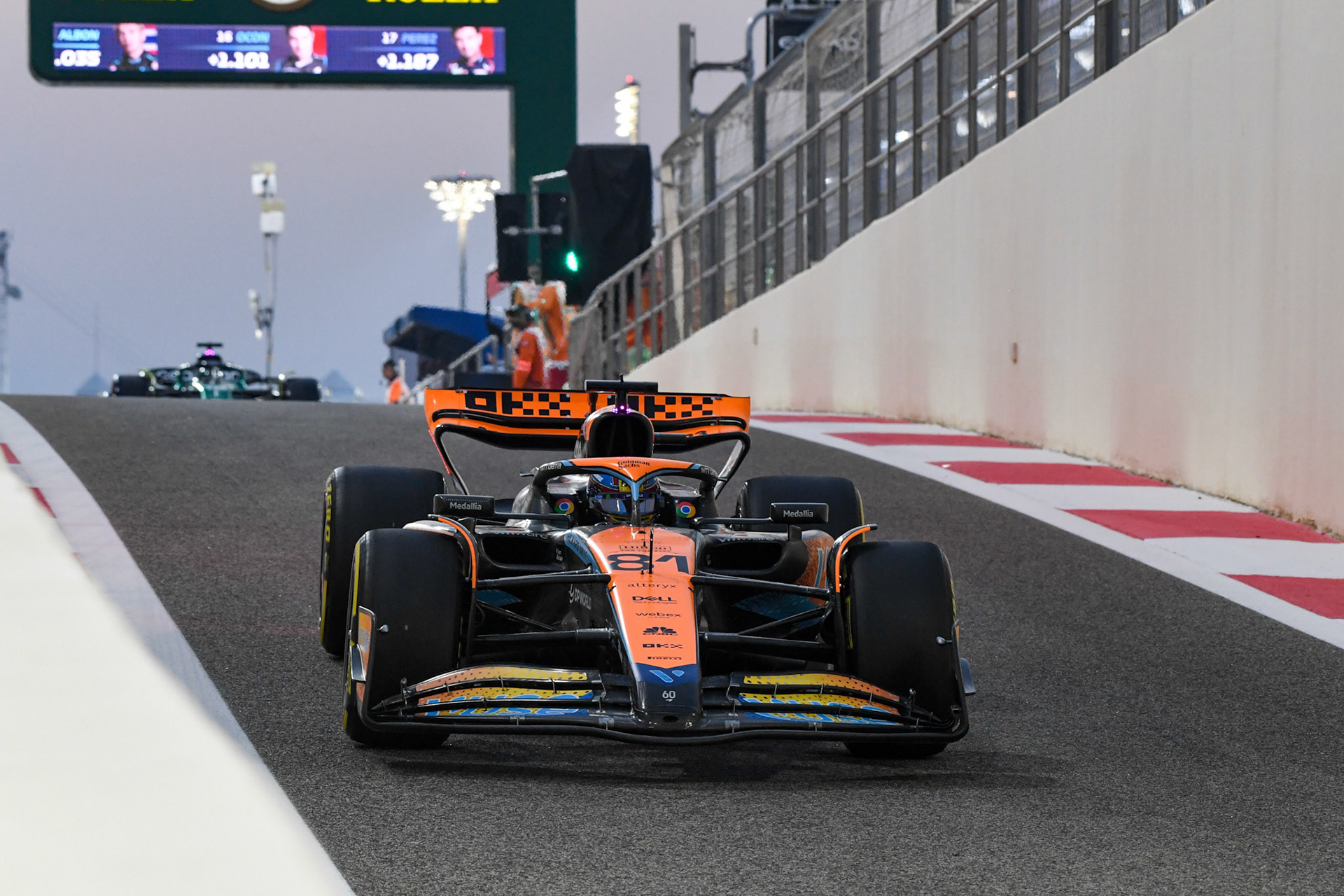 Oscar Piastri (AUS) McLaren F1; Formel 1 GP Abu Dhabi. Freitag 24.11.2023