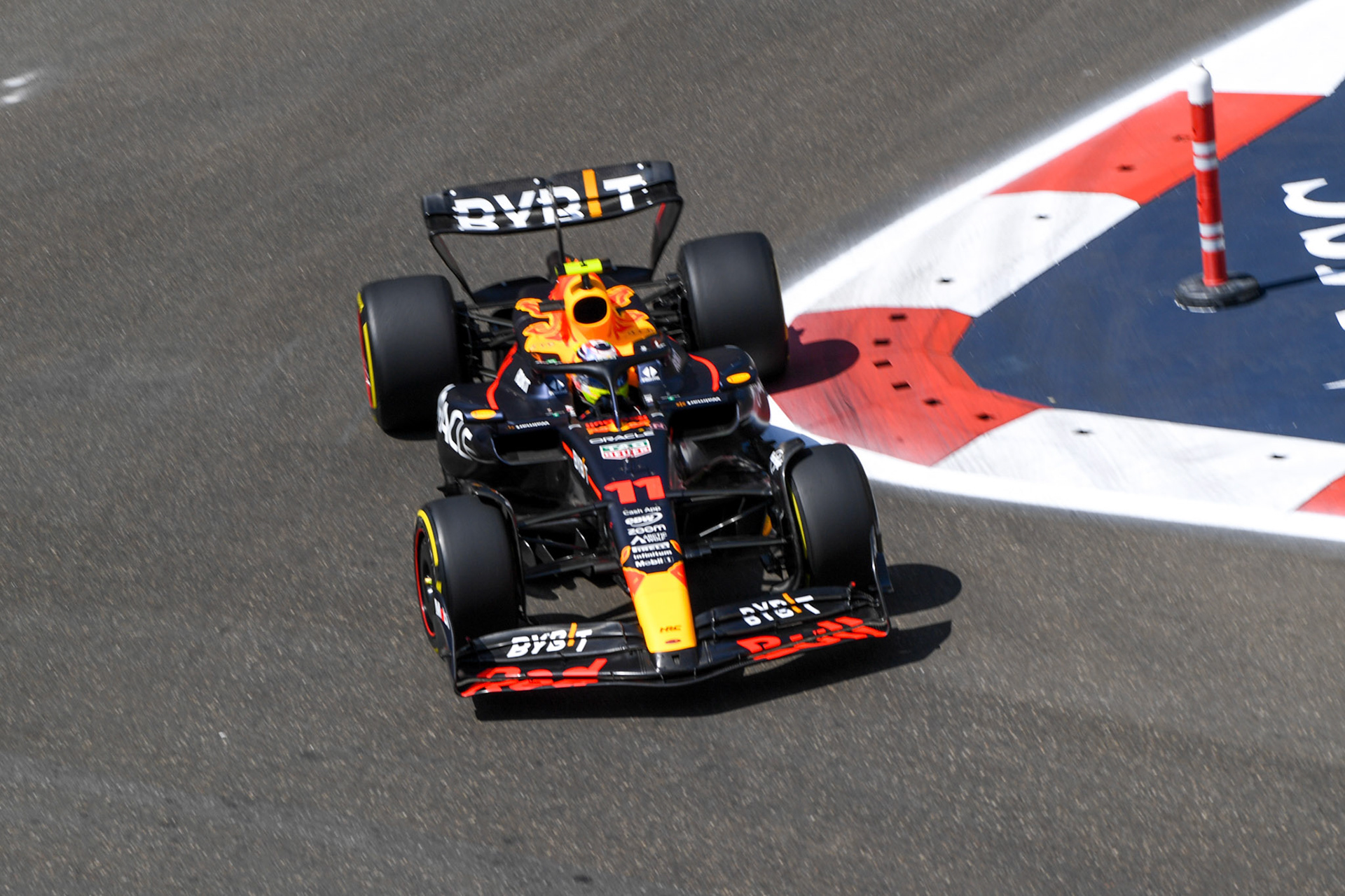 Sergio Perez (MEX) Red Bull Racing; Formel 1 GP Baku Azerbaijan. Freitag 28.04.2023