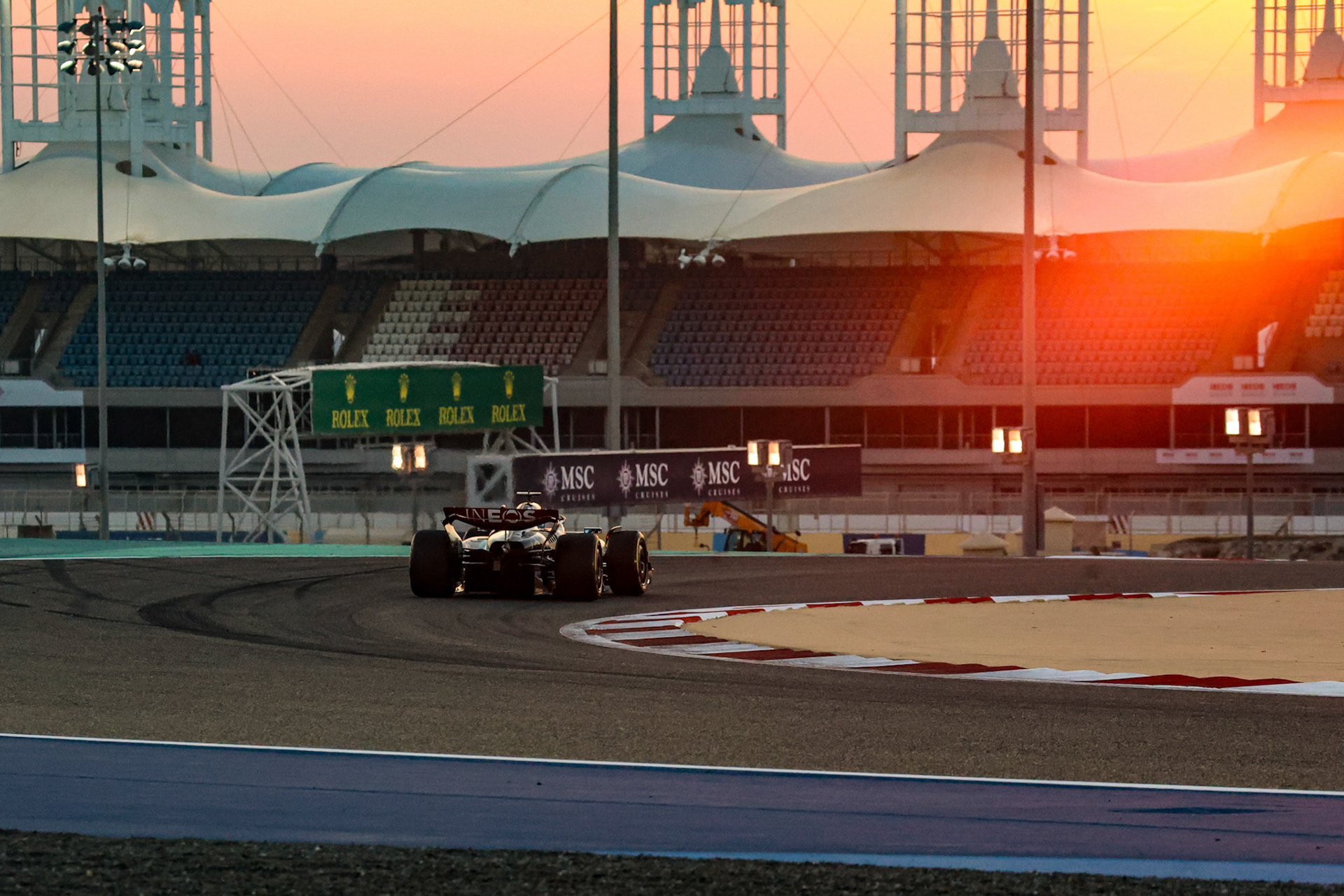Mercedes-AMG Petronas F1 Team; Formel 1 Pre-Season Tests Bahrain. Mittwoch, 21.02.2024