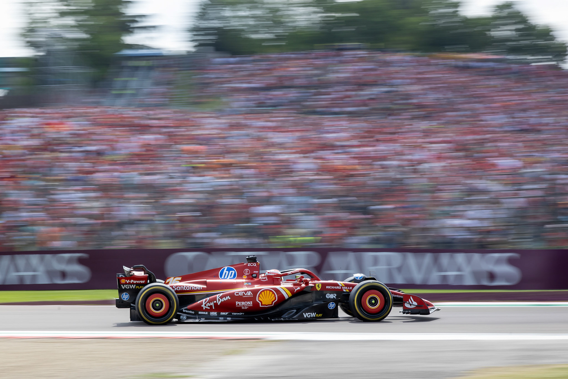 Charles Leclerc #16, Scuderia Ferrari; F1 GP Imola / Italien Sonntag, 19.05.2024