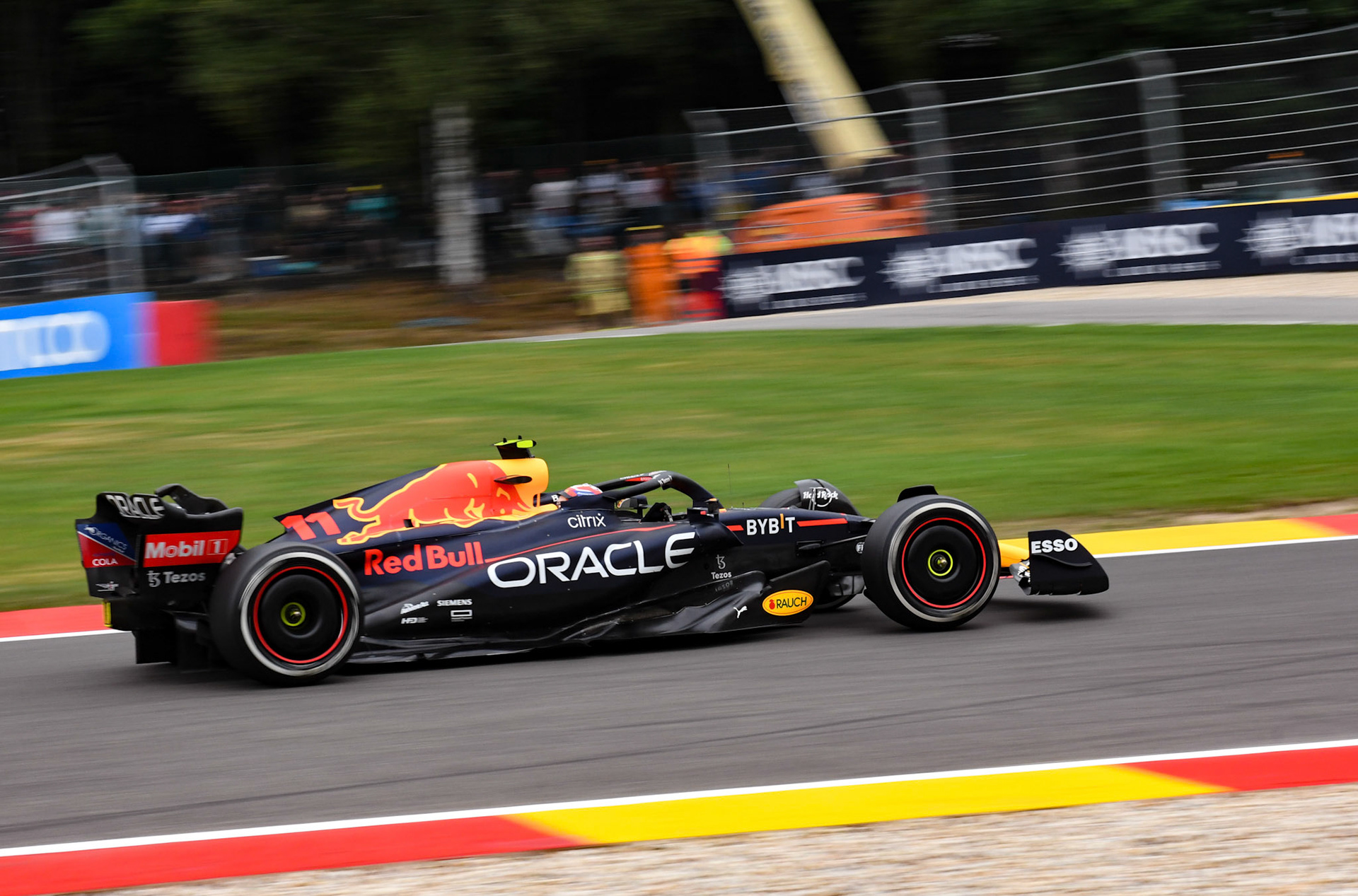 Sergio Perez (MEX) Red Bull Racing; Formel 1 GP Belgien. Freitag, 26.08.2022