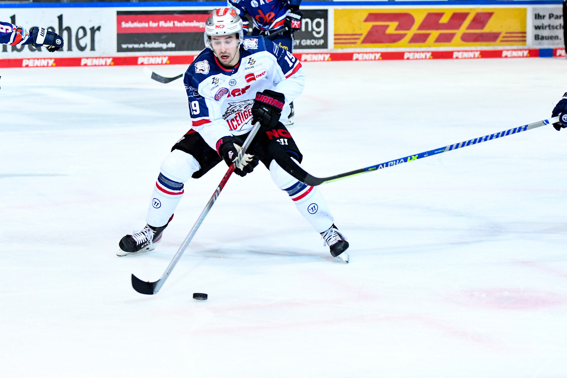 Rick Schofield 9; DEL Iserlohn Roosters - Nuernberg Ice Tigers 17.02.2023