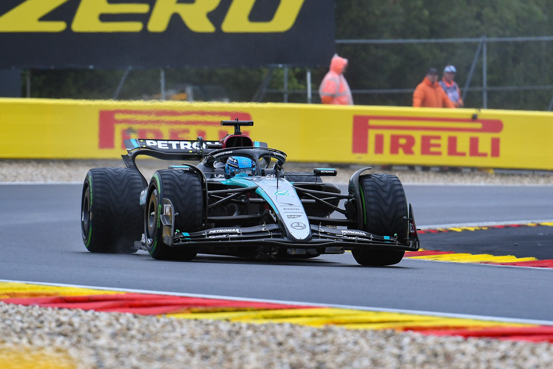 George Russell #63, Mercedes-AMG Petronas F1 Team;Formel 1 GP Spa / Belgien. Samstag, 27.07.2024