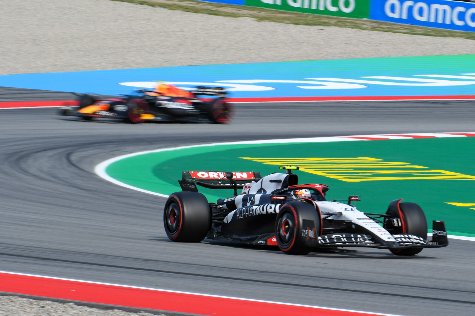 Yuki Tsunoda (JPN) Scuderia Alpha Tauri;Formel 1 GP Barcelona. Freitag 02.06.2023