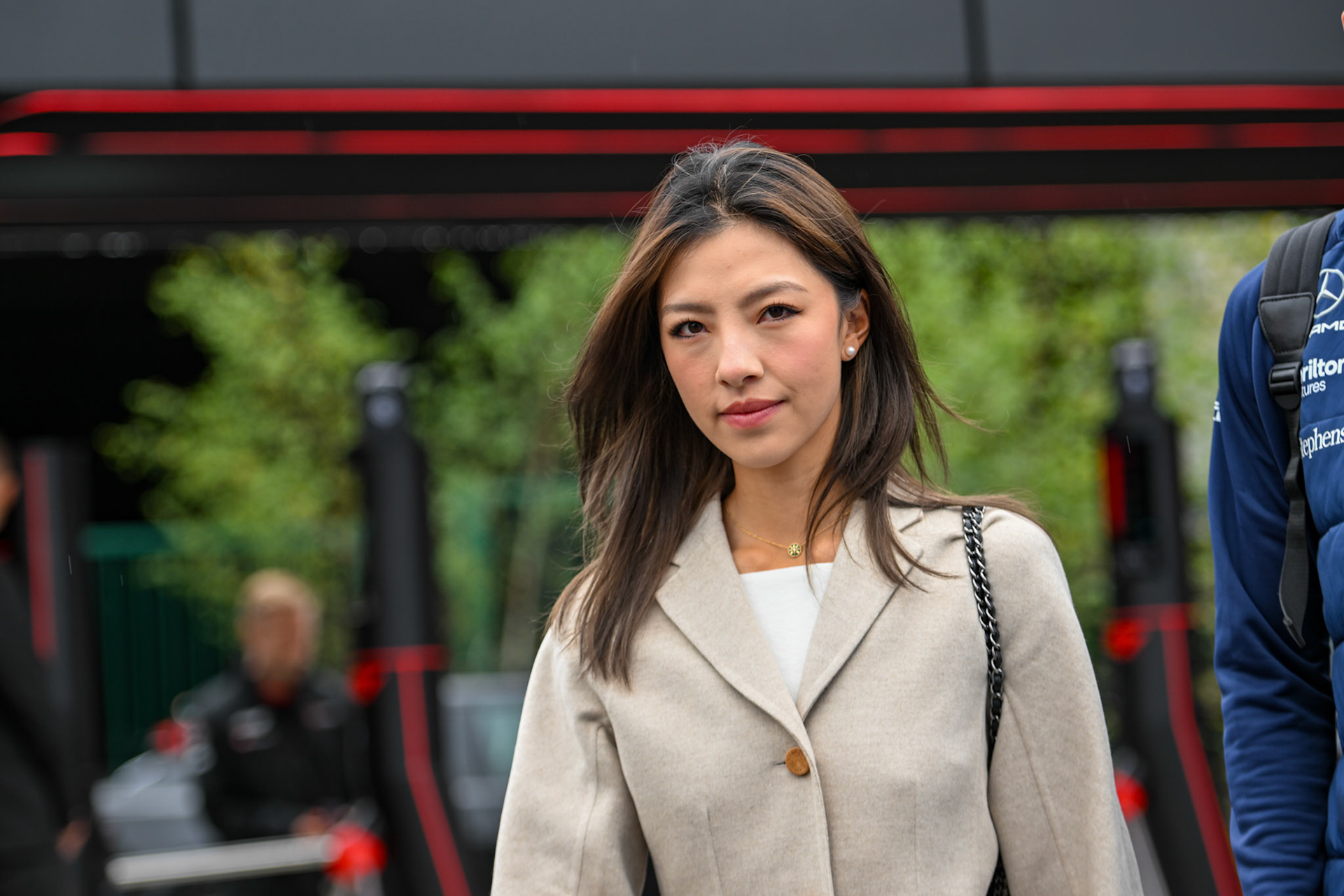 Alexander Albon´s Freundin Lily Muni;Formel 1 GP Spa Francorchamps/ Belgien. Samstag, 29.07.2023