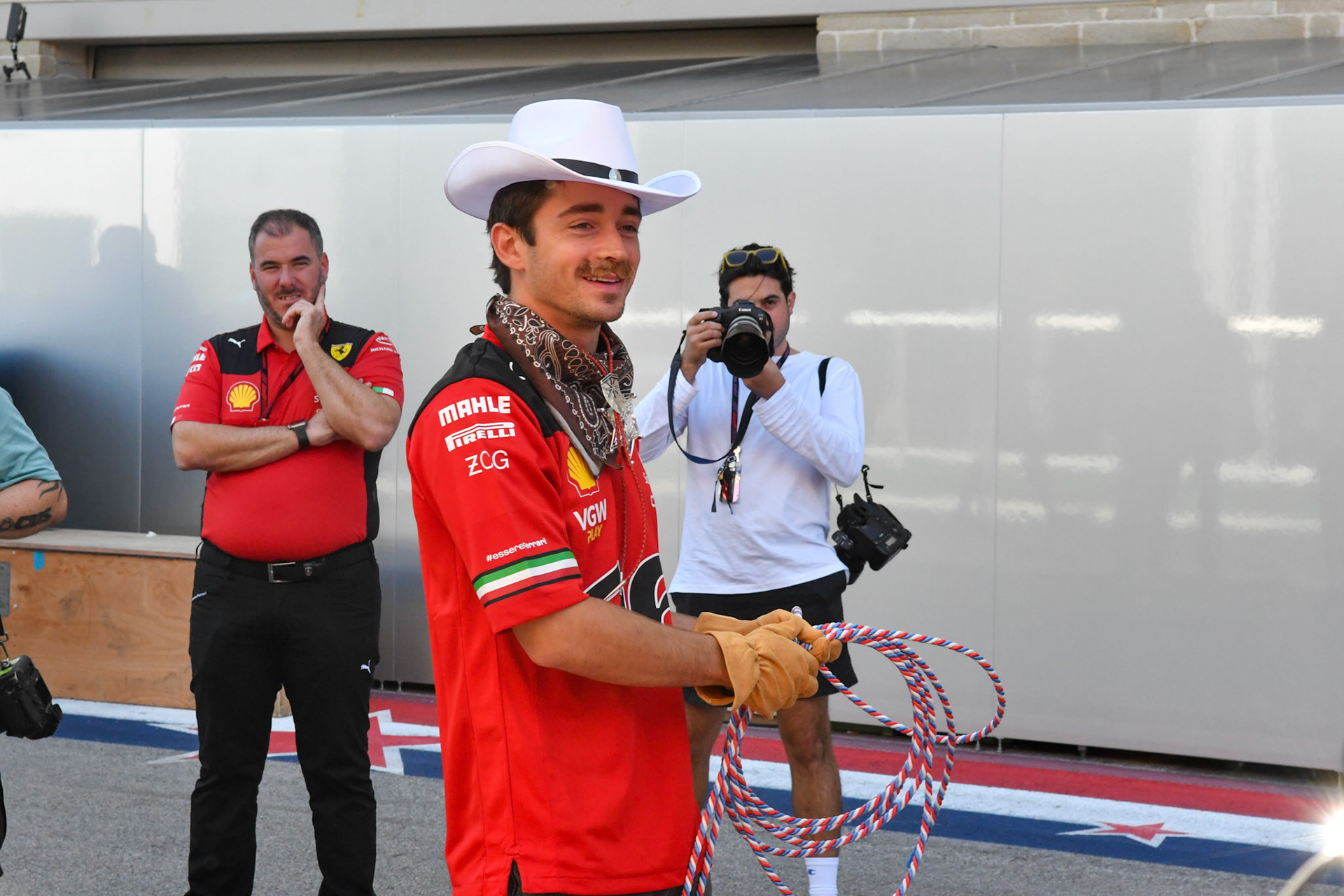 Charles Leclerc (MCO) Scuderia Ferrari;Formel 1 GP USA Austin Texas. Freitag 20.10.2023