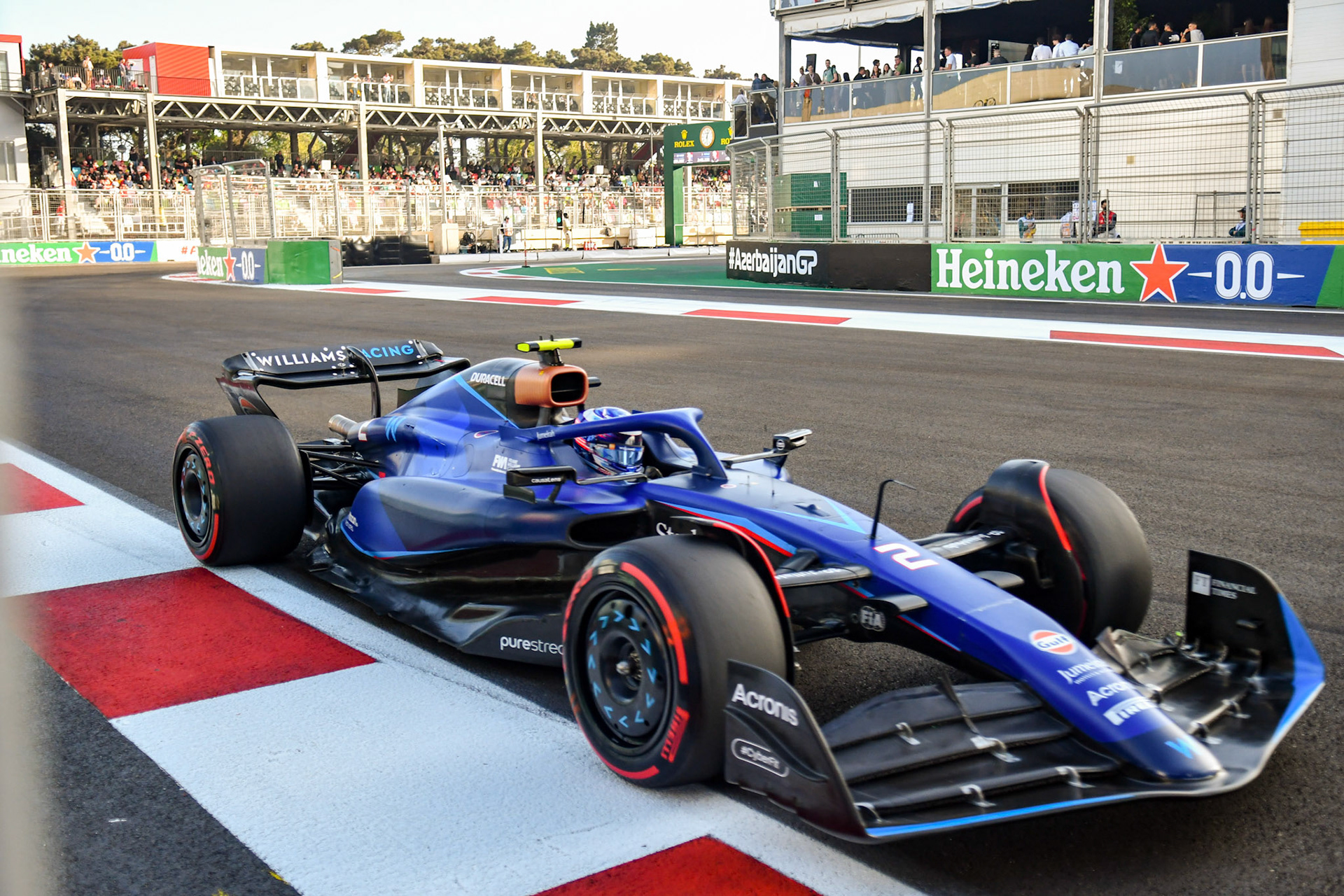 Logan Sargeant (USA) Williams Racing; Formel 1 GP Baku Azerbaijan. Freitag 28.04.2023