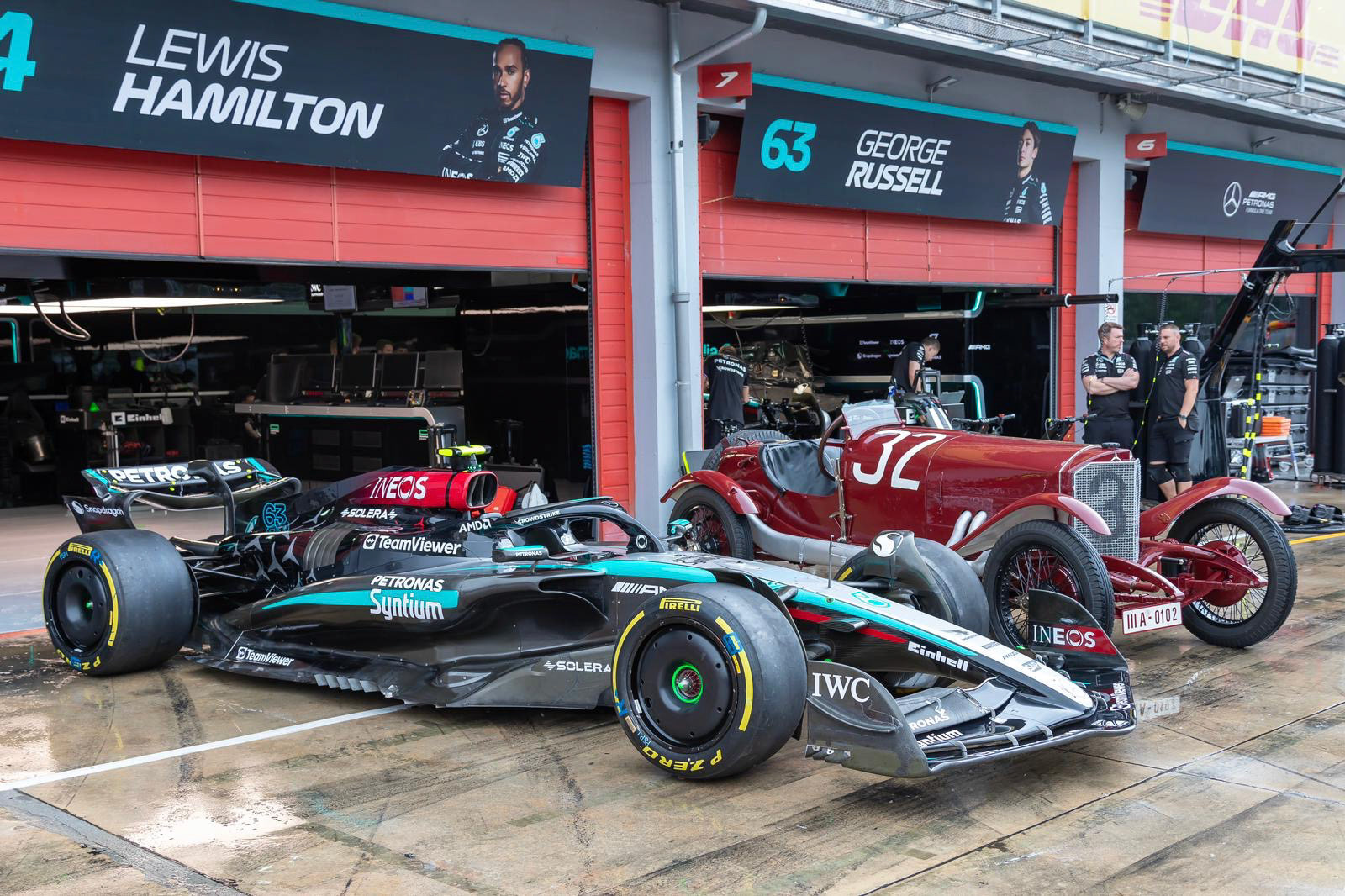 Mercedes-AMG Petronas F1 Team; F1 GP Imola / Italien Donnerstag, 16.05.2024