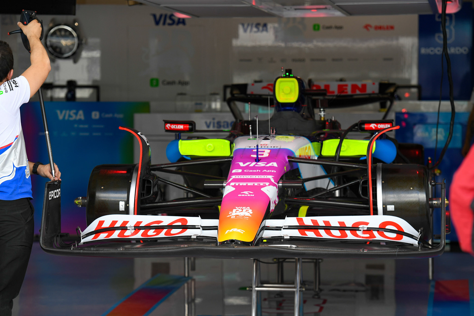 Daniel Ricciardo, #3, Visa Cash App RB Formula One Team; Formel 1 GP Miami / USA. 04.05.2024