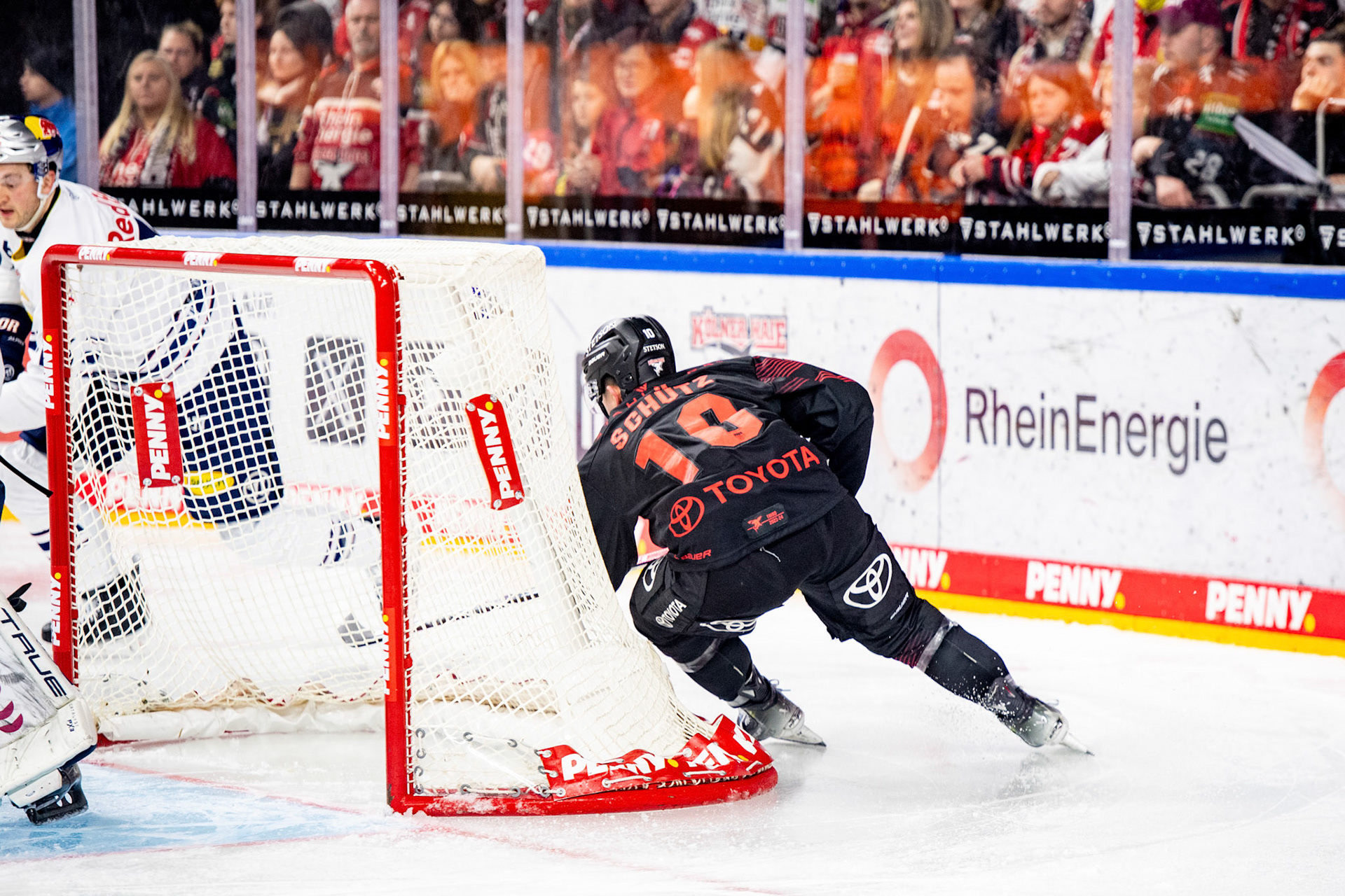 Justin Schuetz; DEL Kölner Haie - EHC Red Bull München, 05.01.2024