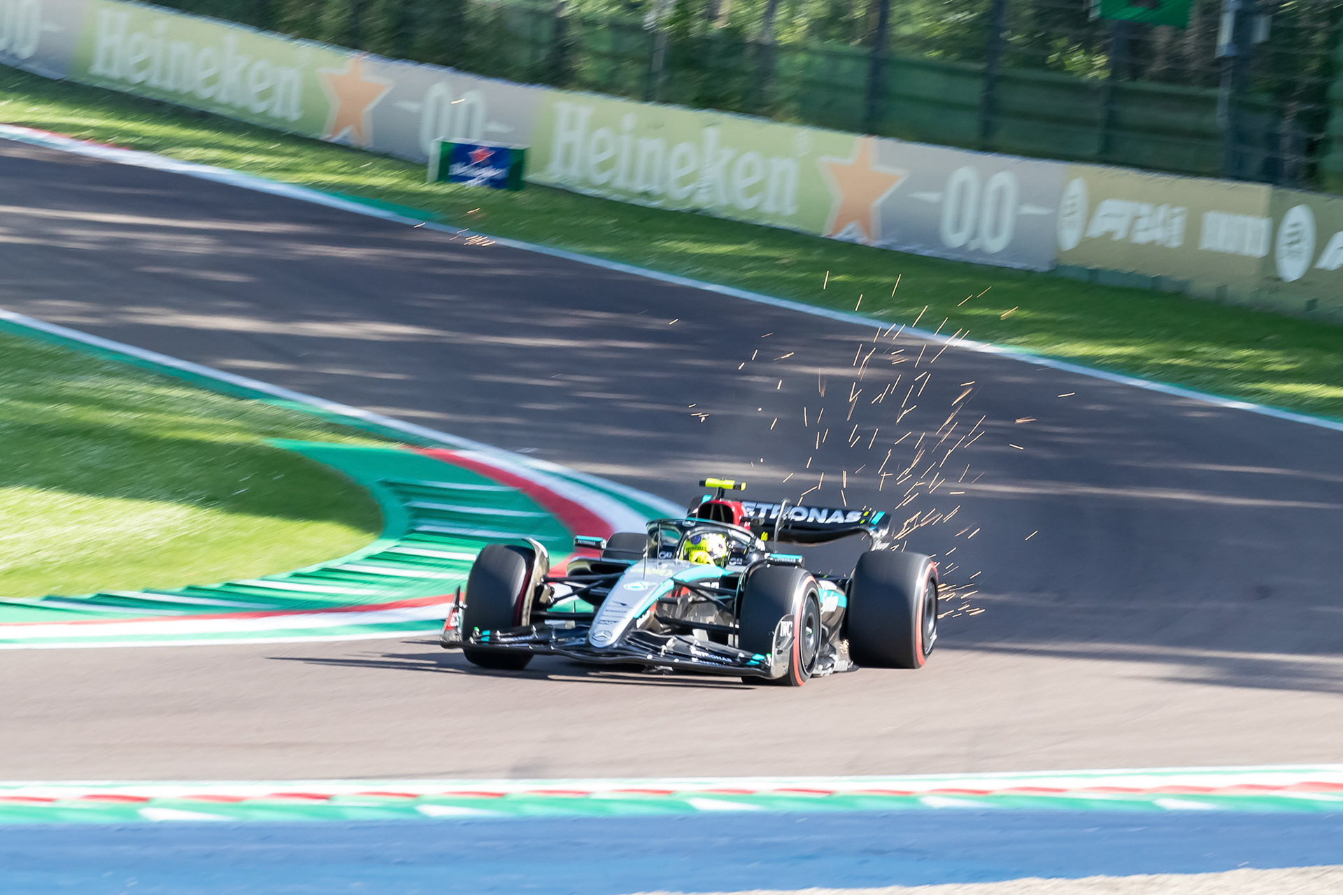 Lewis Hamilton #44, Mercedes-AMG Petronas F1 Team; F1 GP Imola / Italien Freitag, 17.05.2024