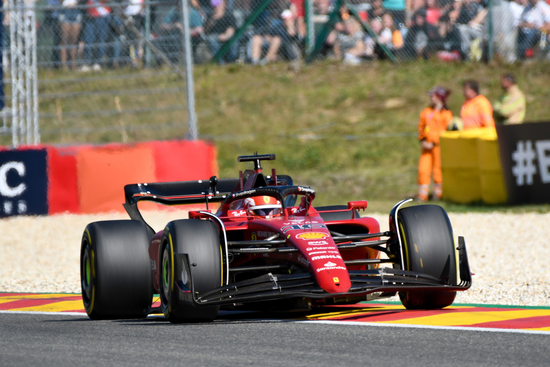 Charles Leclerc (MCO) Scuderia Ferrari; Formel 1 GP Belgien, Sonntag, 28.08.2022