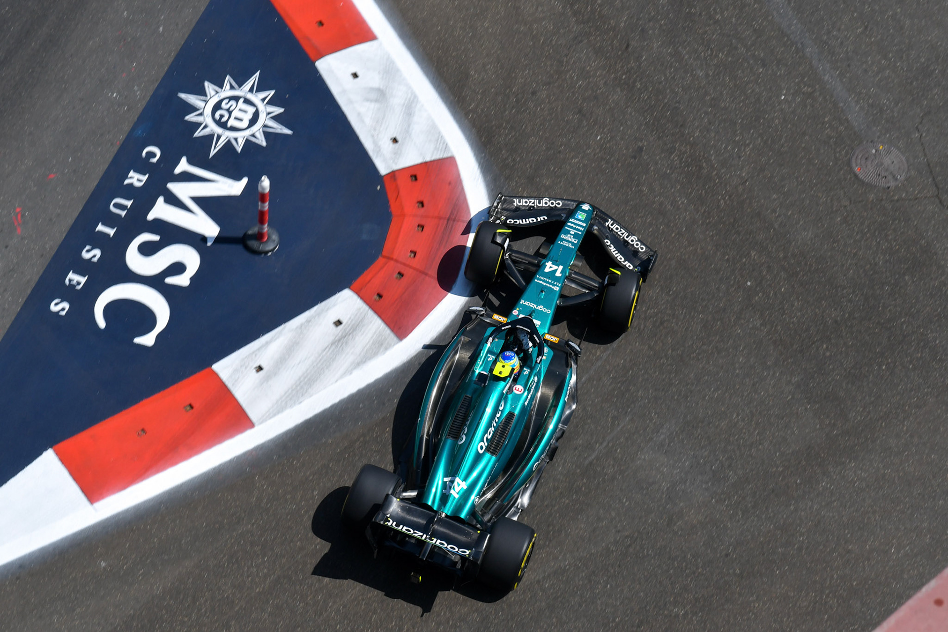 Fernando Alonso (ESP) Aston Martin Formula One Team; Formel 1 GP Baku Azerbaijan. Freitag 28.04.2023