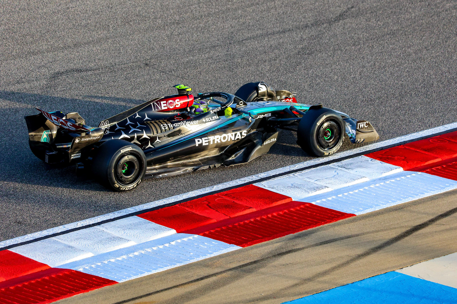 Lewis Hamilton #44, Mercedes-AMG Petronas F1 Team; Formel 1 Pre-Season Tests Bahrain. Donnerstag, 22.02.2024