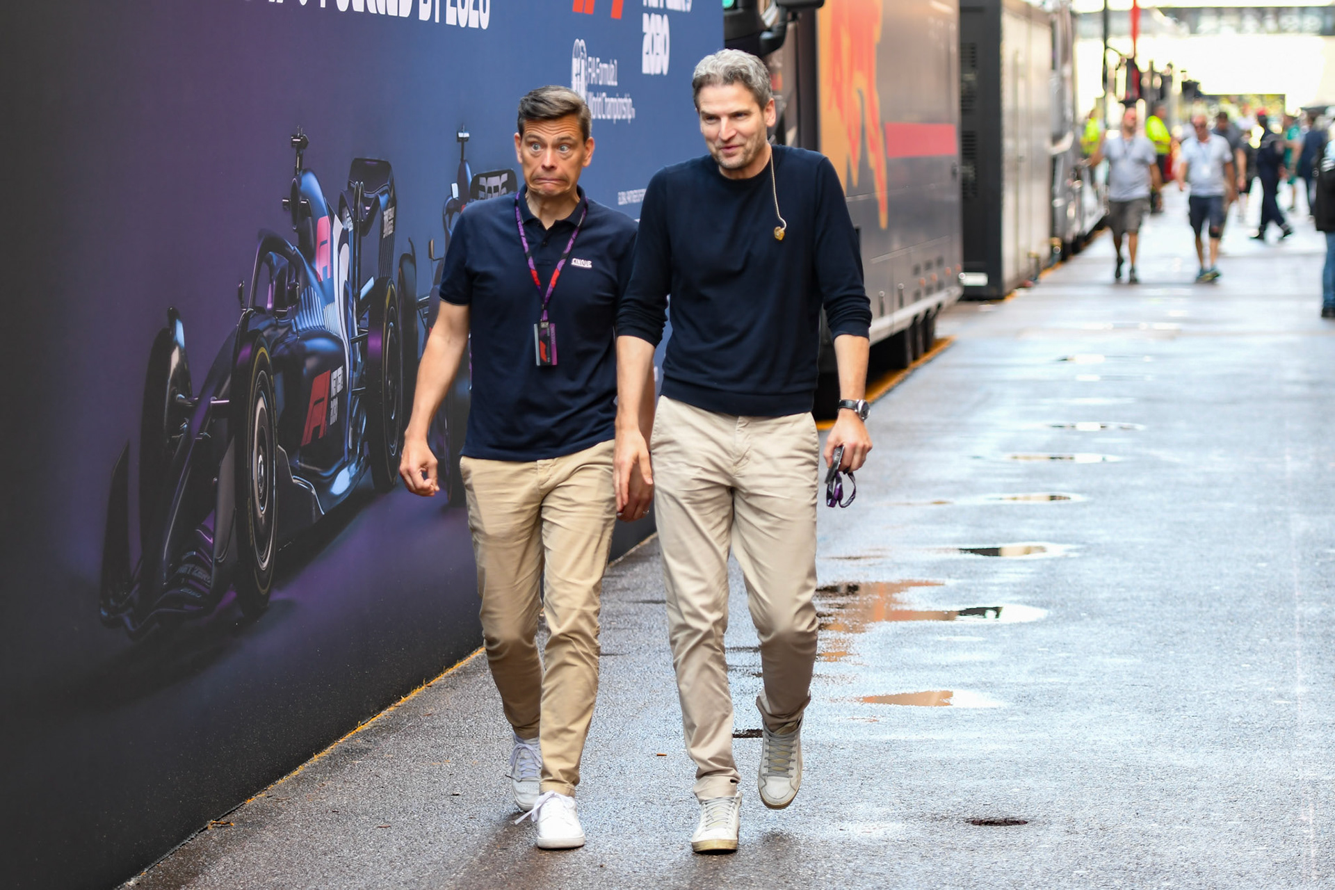 Sascha Roos und Peter Hardenacke Sky Deutschland; Formel 1 GP Monaco. Donnerstag 25.05.2023