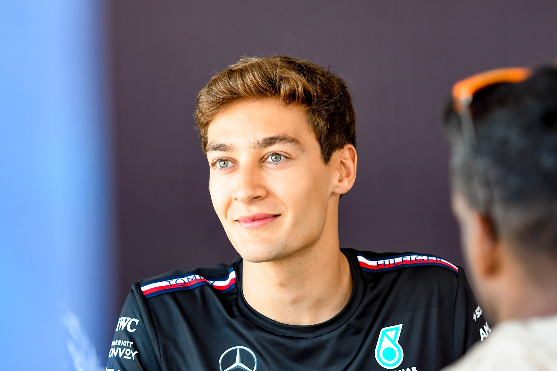 George Russell (GBR) Mercedes AMG F1 Team; Formel 1 GP Monaco. Donnerstag 25.05.2023