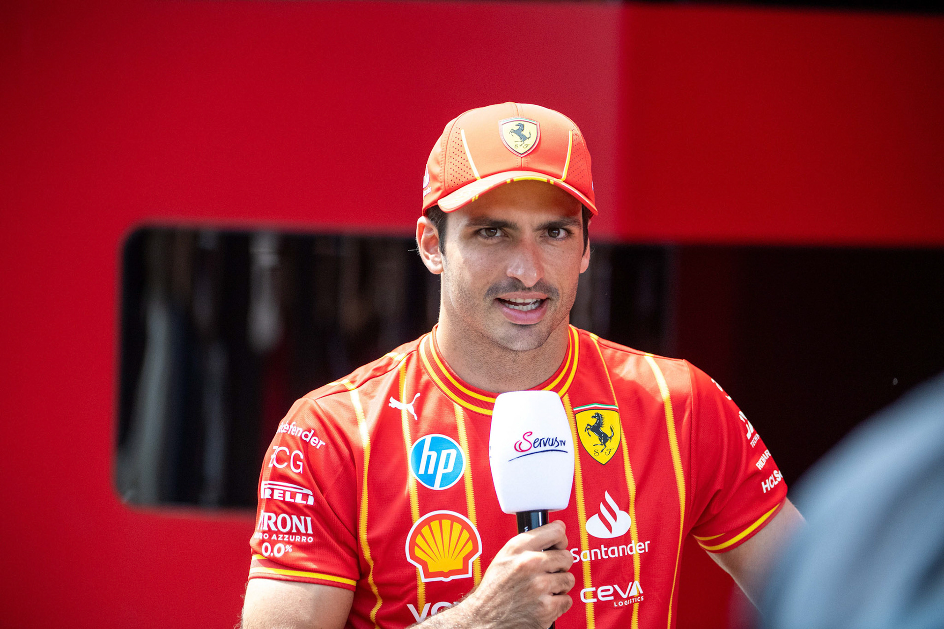 Carlos Sainz #55, Scuderia Ferrari;Formel 1 GP Austria / Österreich. Donnerstag, 27.06.2024