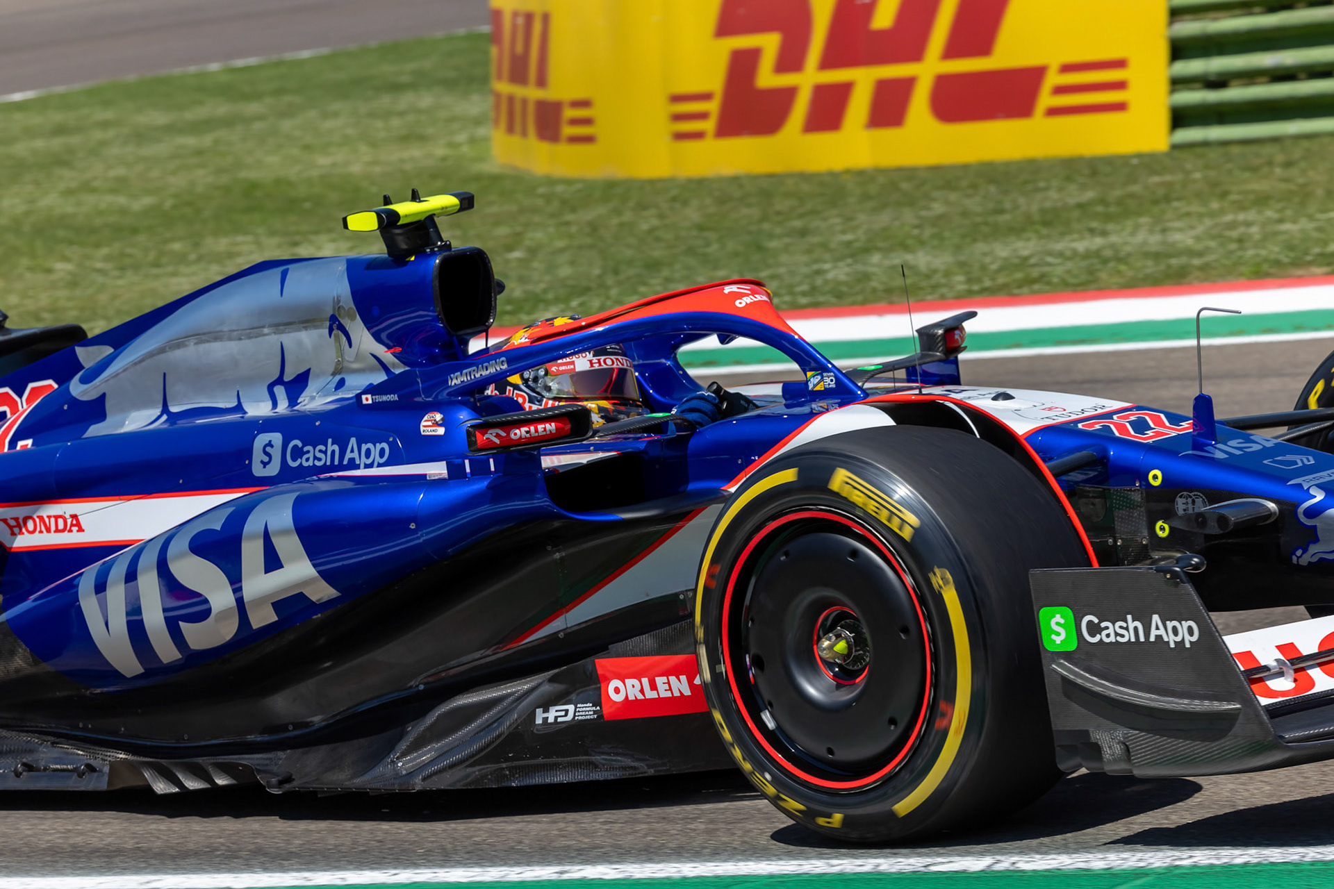 Yuki Tsunoda #22, Visa Cash App RB Formula One Team; F1 GP Imola / Italien Samstag, 18.05.2024