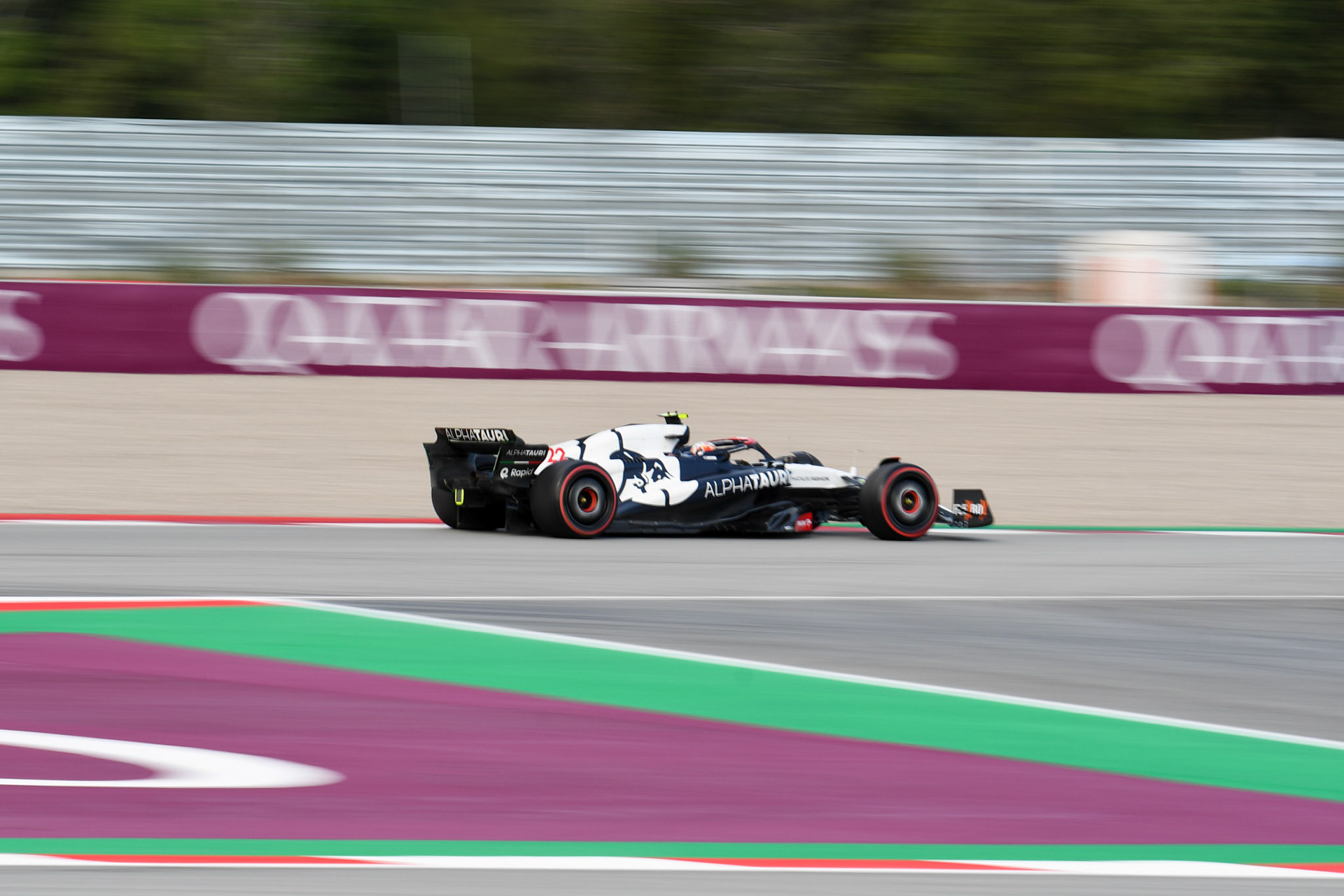 Yuki Tsunoda (JPN) Scuderia Alpha Tauri;Formel 1 GP Barcelona. Freitag 02.06.2023