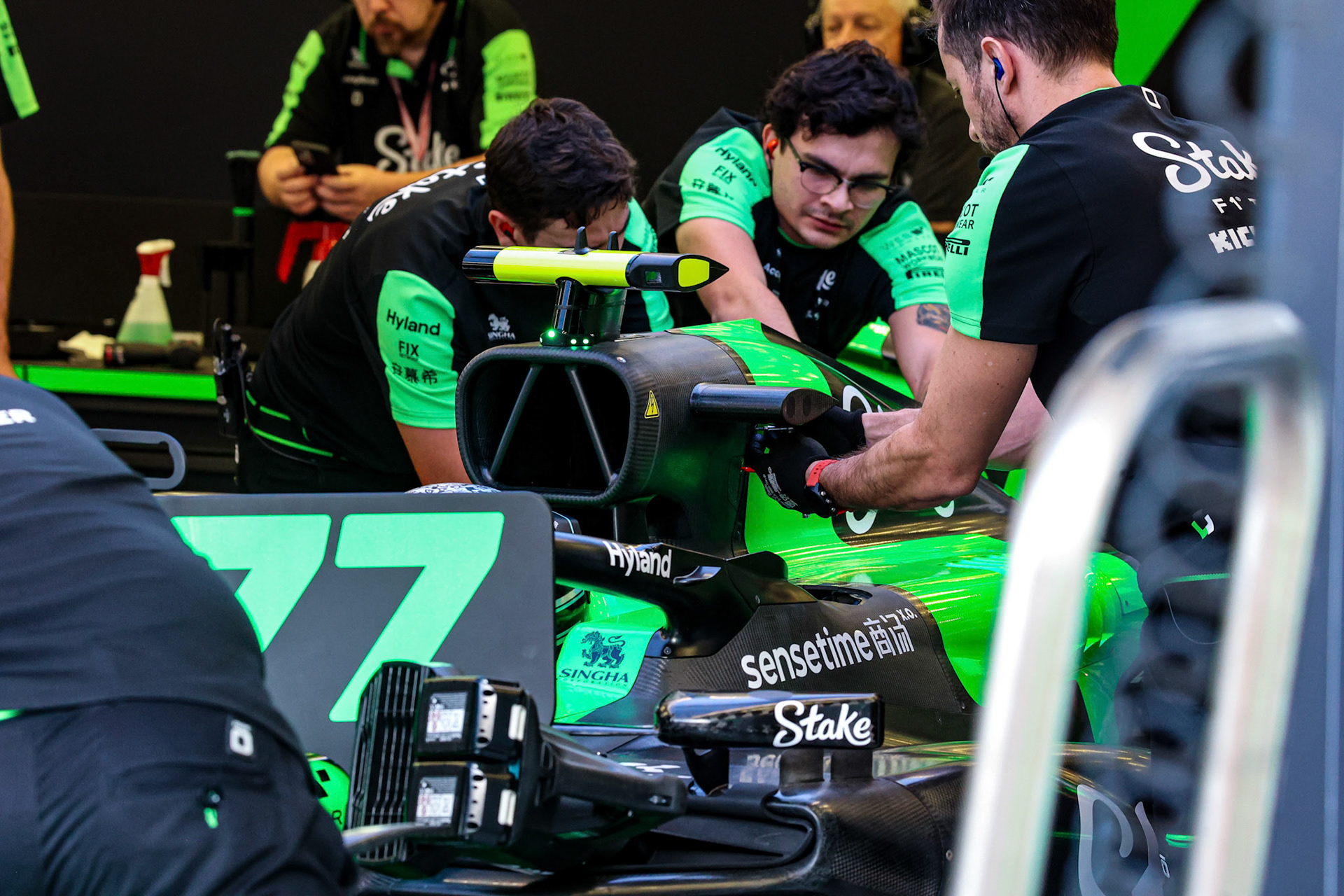 Stake F1 Team Kick Sauber; Formel 1 Pre-Season Tests Bahrain. Mittwoch, 21.02.2024