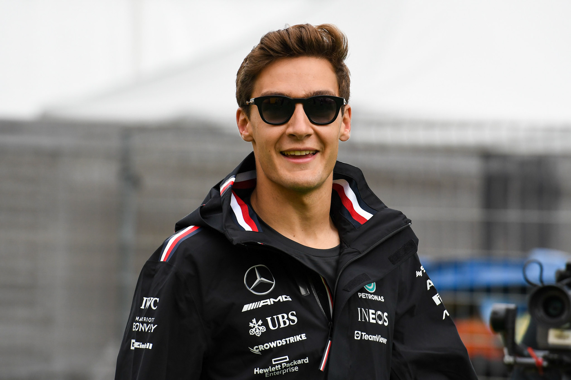 George Russell (GBR) Mercedes AMG F1 Team; Formel 1 GP Barcelona. Donnerstag 01.06.2023