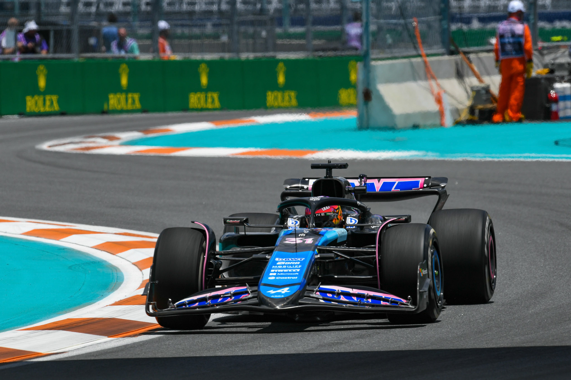 Esteban Ocon #31, BWT Alpine F1 Team; Formel 1 GP Miami / USA. 04.05.2024