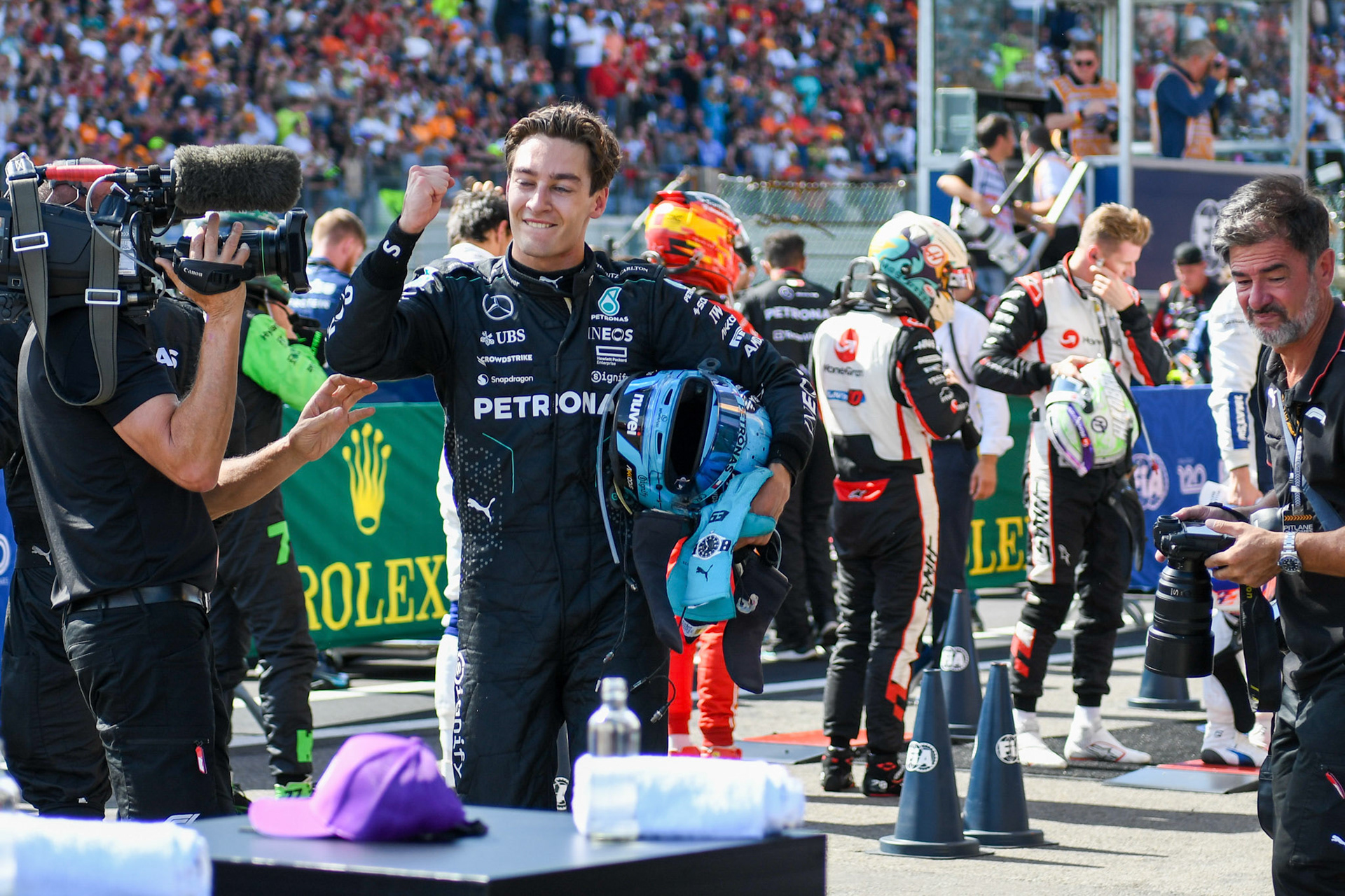 George Russell #63, Mercedes-AMG Petronas F1 Team;Formel 1 GP Spa / Belgien. Sonntag, 28.07.2024