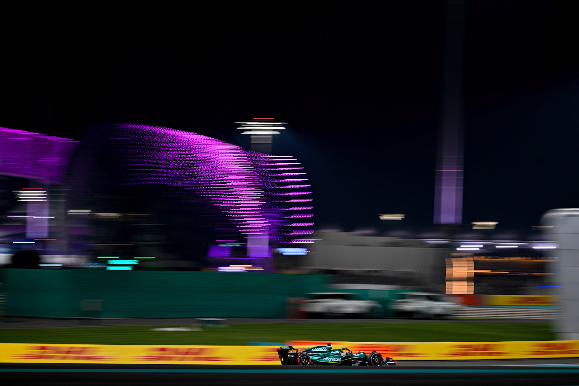 Lance Stroll (CAN) Aston Martin Formula One Team; Formel 1 GP Abu Dhabi. Samstag 25.11.2023