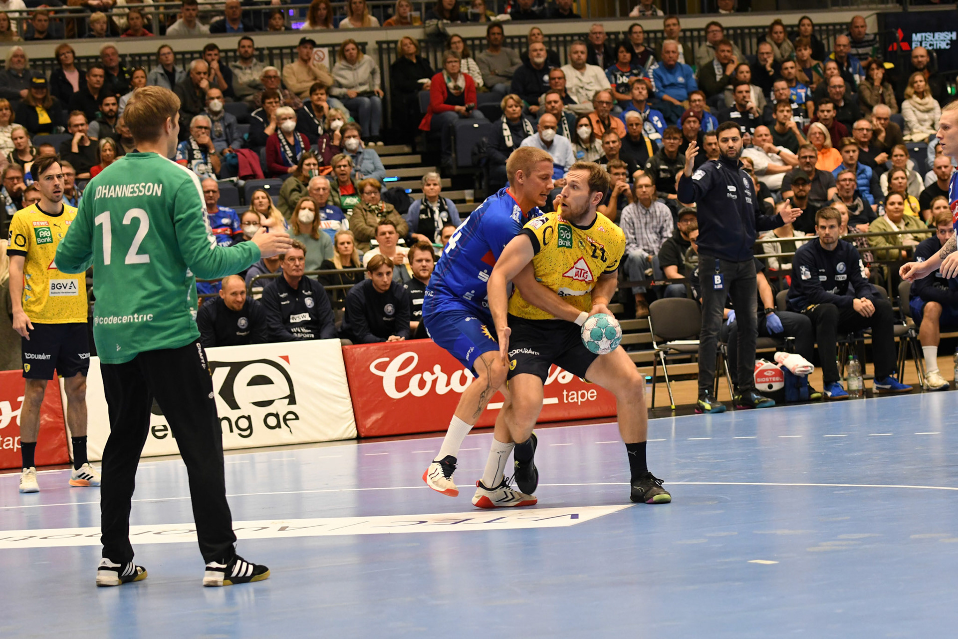 Patrick Groetzki #24; Handball Bundesliga; BHC 06 - Rhein Neckar Loewen 29.09.2022