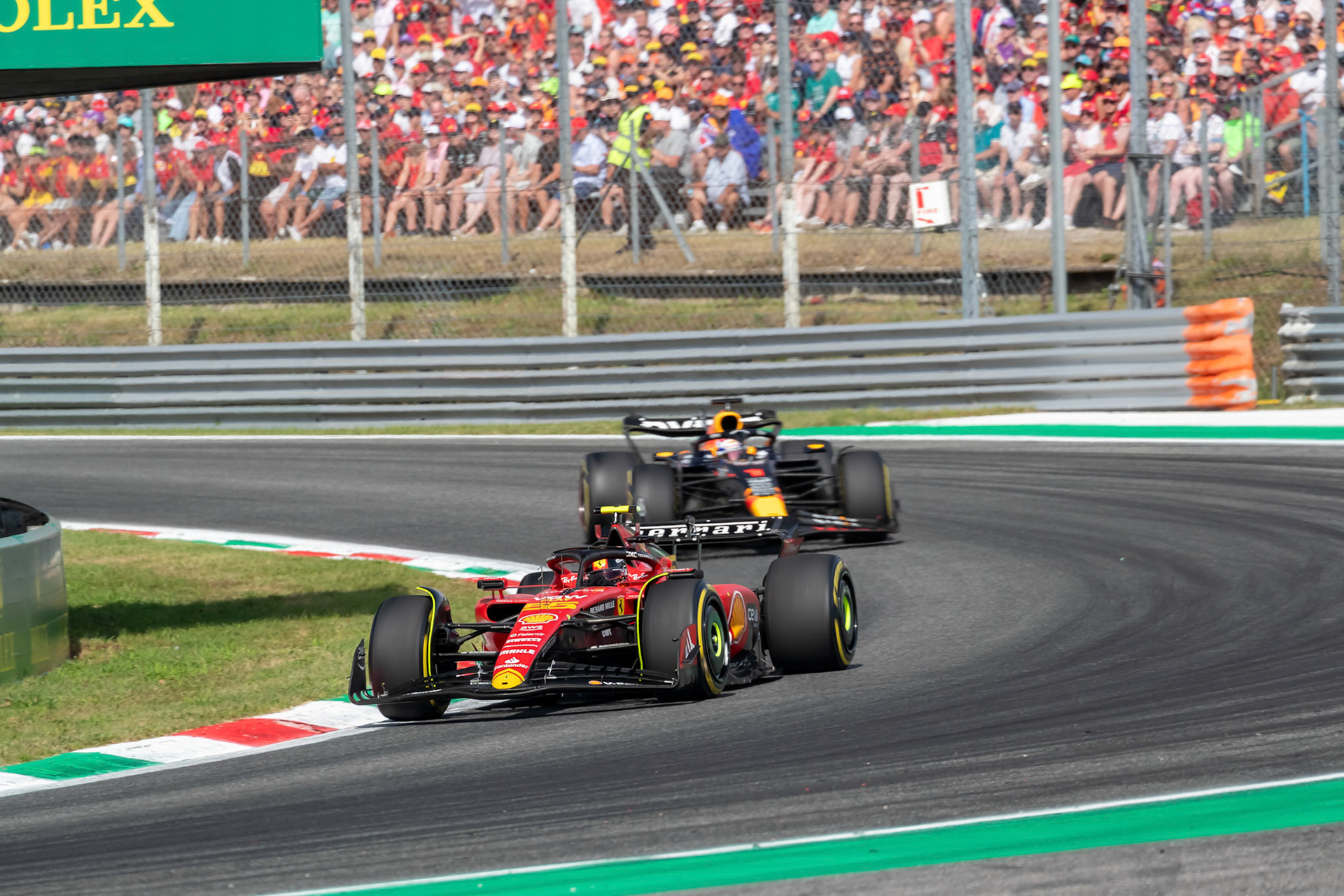 Carlos Sainz (ESP) Scuderia Ferrari; Formel 1 GP Italien / Monza. Sonntag, 03.09.2023