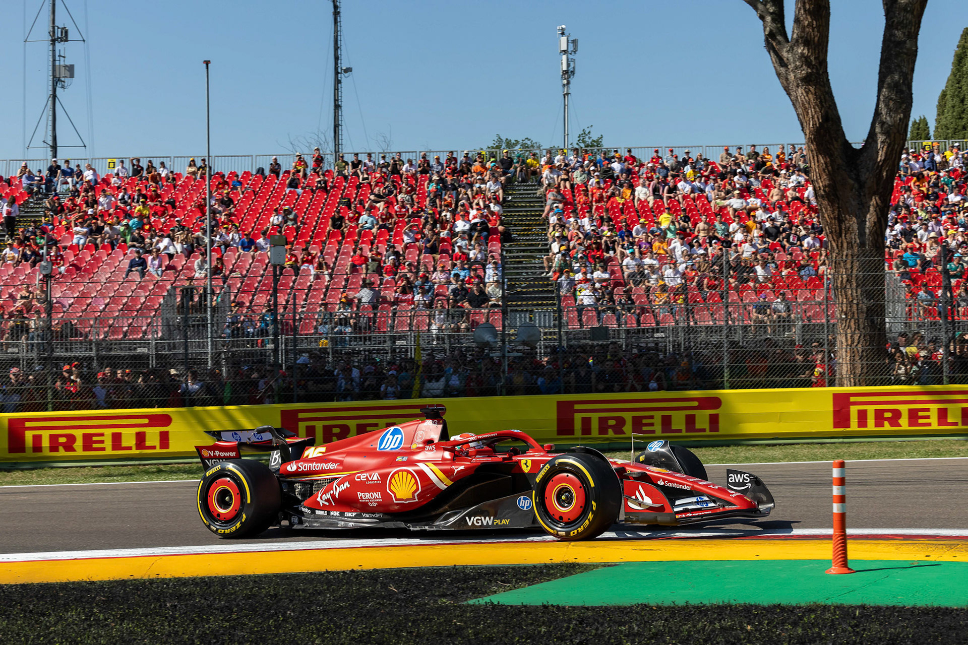 Charles Leclerc #16, Scuderia Ferrari; F1 GP Imola / Italien Samstag, 18.05.2024