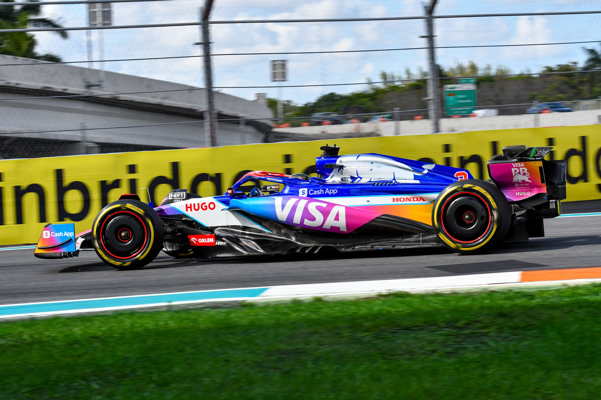 Daniel Ricciardo, #3, Visa Cash App RB Formula One Team; Formel 1 GP Miami / USA. 05.05.2024