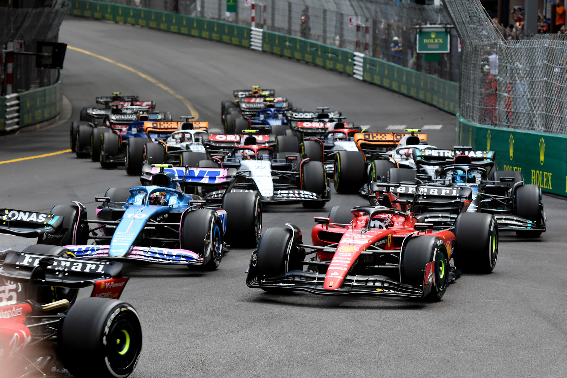 Rennstart; Formel 1 GP Monaco. Sonntag 28.05.2023