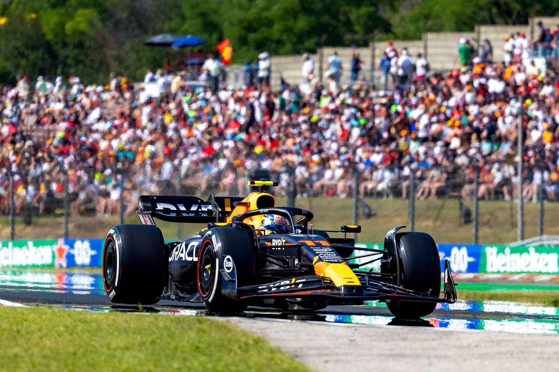 Sergio Perez (MEX) Red Bull Racing; Formel 1 GP Budapest / Ungarn. Samstag, 22.07.2023