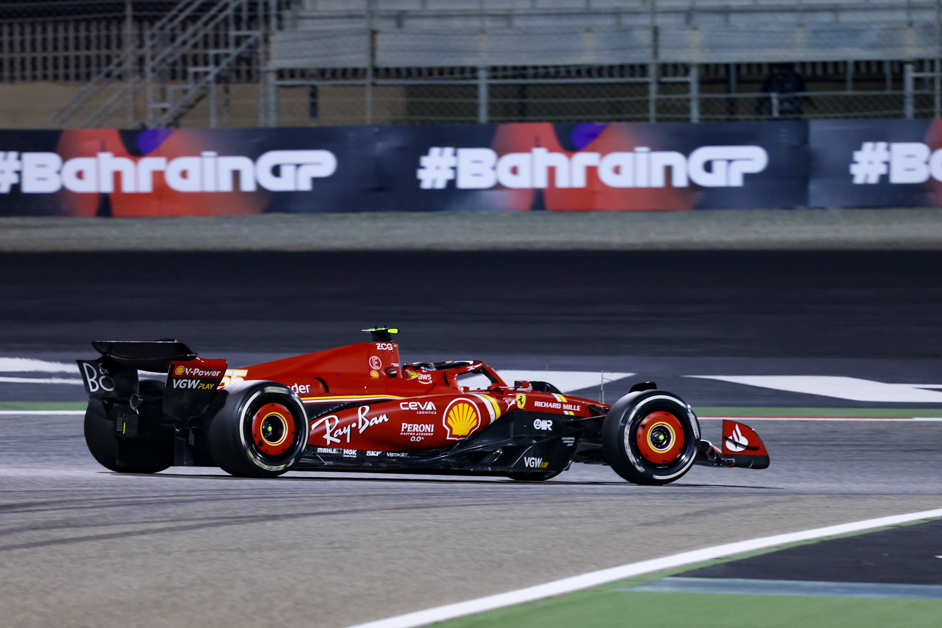 Carlos Sainz #55, Scuderia Ferrari; Formel 1 GP Bahrain. Samstag 02.03.2024
