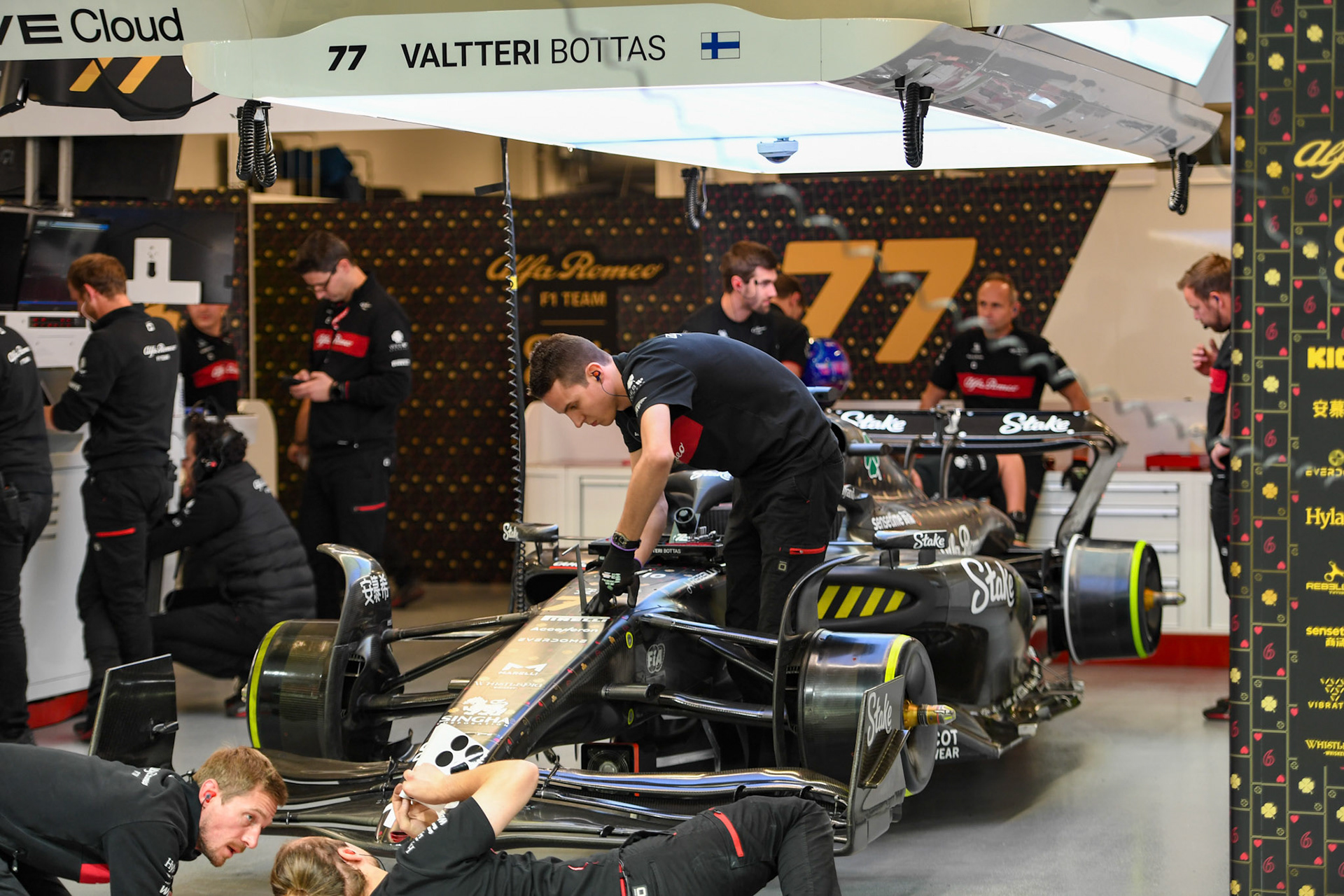 Alfa Romeo F1 Team; Formel 1 GP USA Las Vegas. Samstag 18.11.2023
