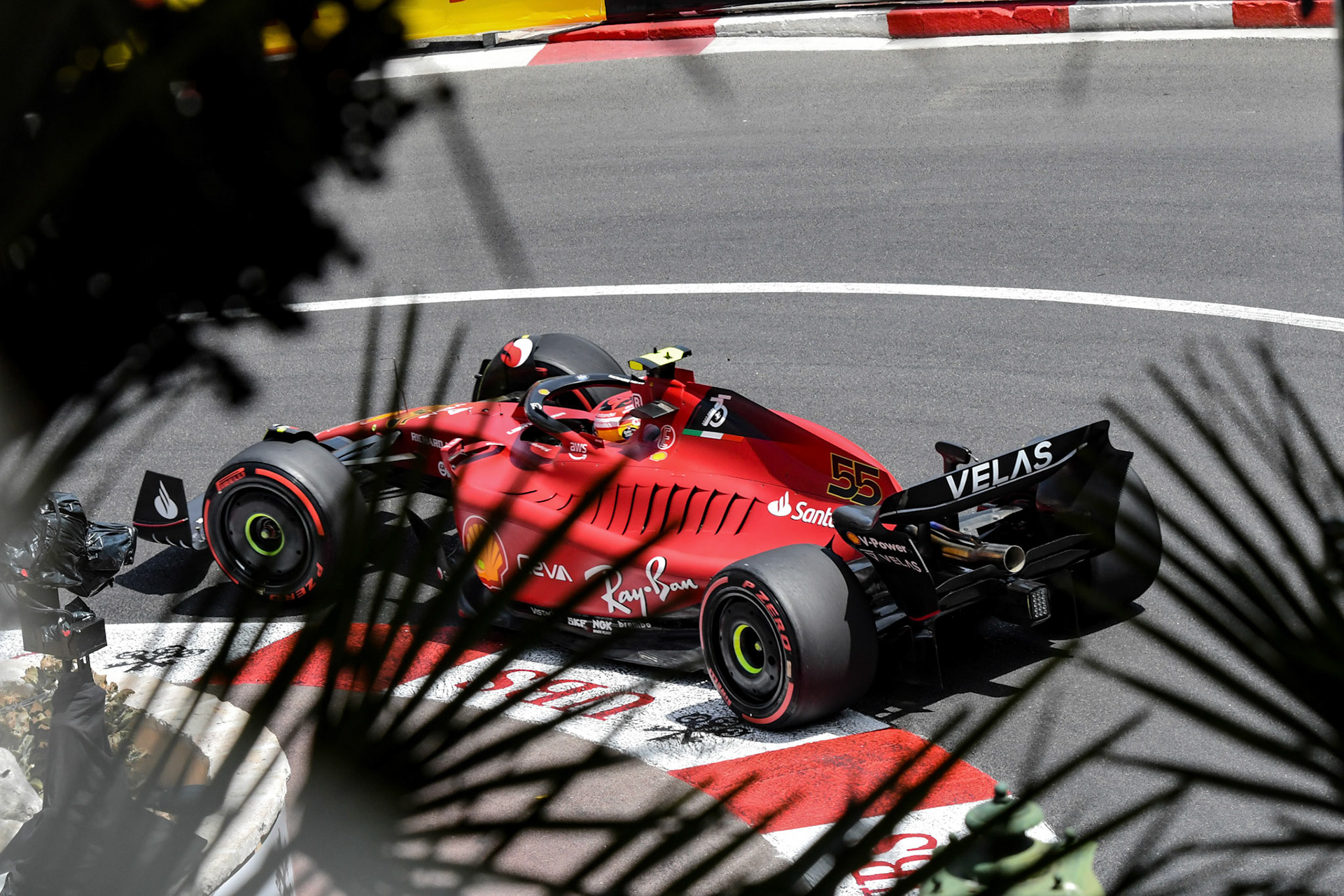 Carlos Sainz (ESP) Scuderia Ferrari; Formel 1 Monaco am 28.05.2022