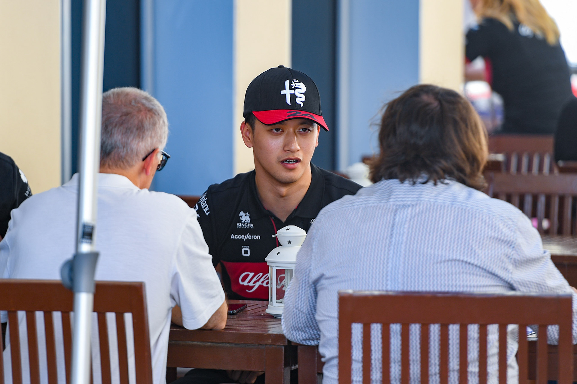 Guanyu Zhou (CHN) Alfa Romeo F1 Team;Formel 1 GP Abu Dhabi. Donnerstag 23.11.2023
